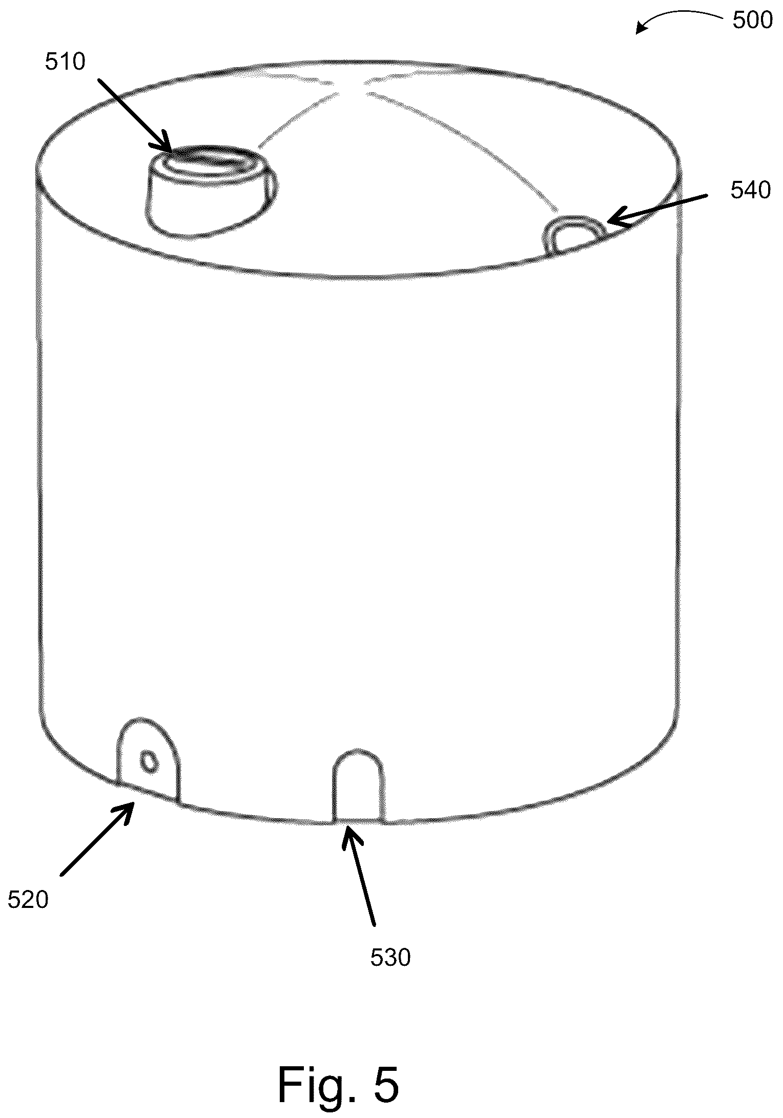 Patent US12338138 Figure 5 – Water purifier and supply in a vehicle