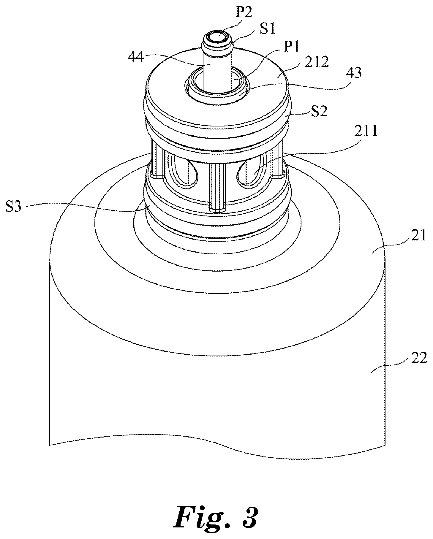 Patent US12338142 Figure 3 – Filter element and filter having the filter element