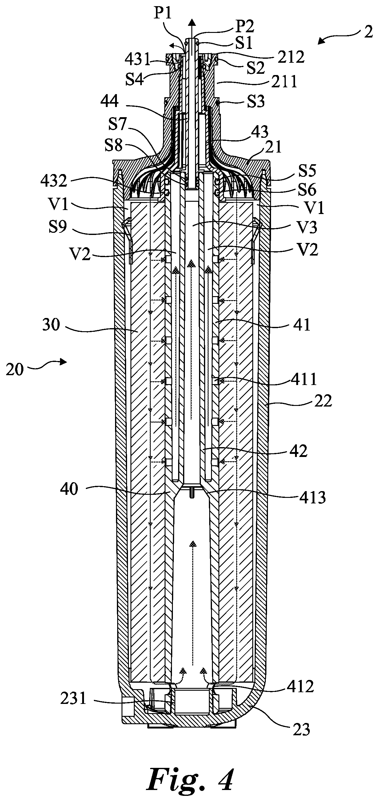 Patent US12338142 Figure 4 – Filter element and filter having the filter element
