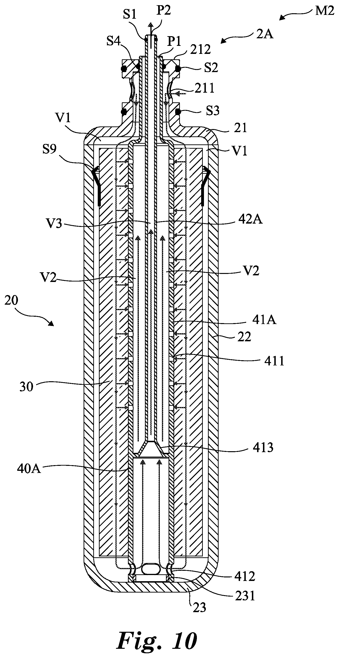 Patent US12338142 Figure 8 – Filter element and filter having the filter element