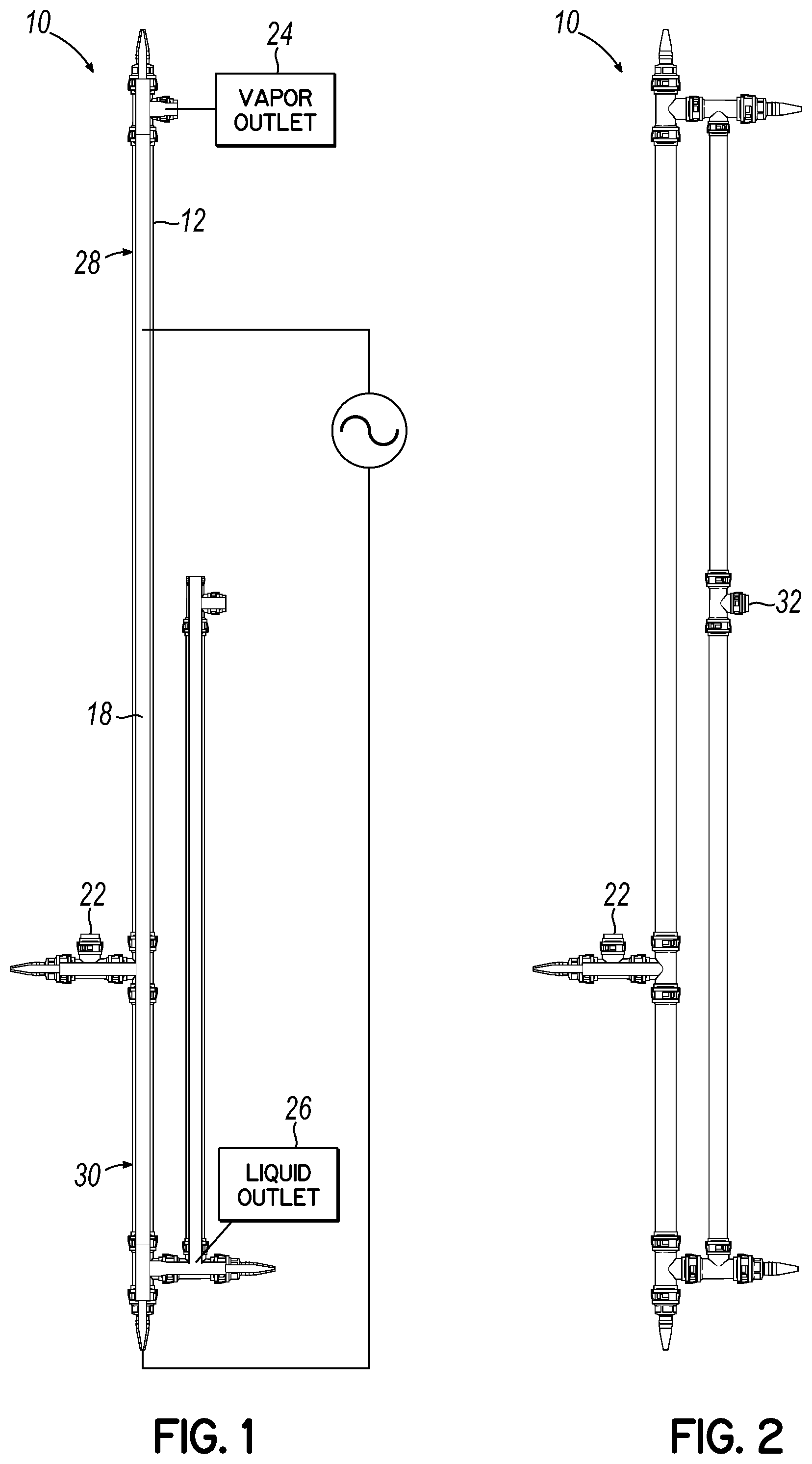 Patent US12338144 Figure 1 – Decontamination of fluids via joule-heating