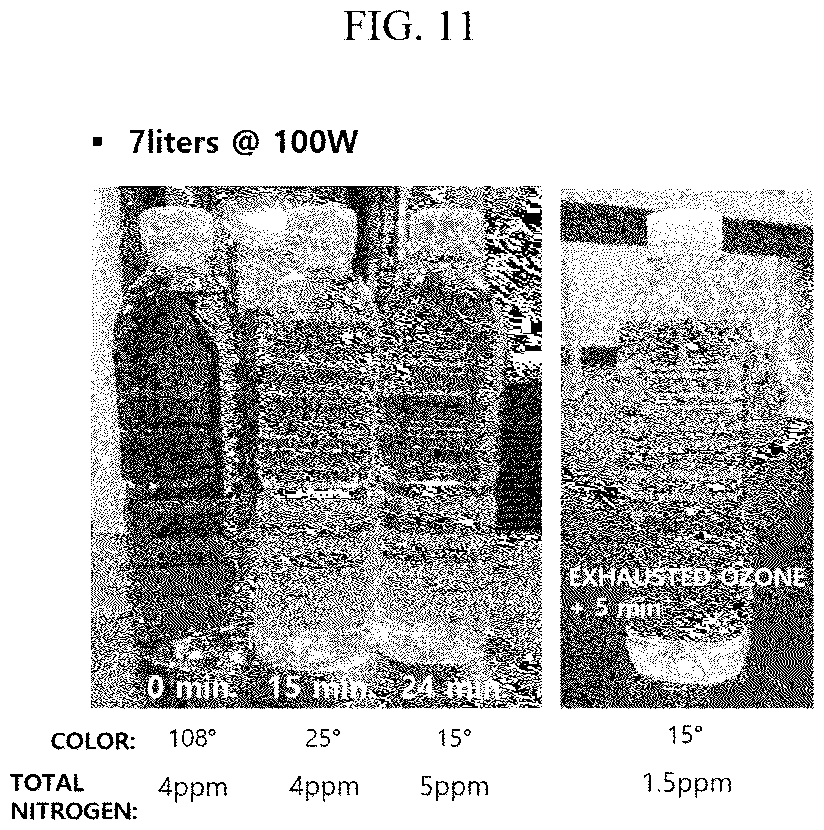 Patent US12338145 Figure 13 – Plasma water treatment apparatus for removing color with restraining total nitrogen and method thereof