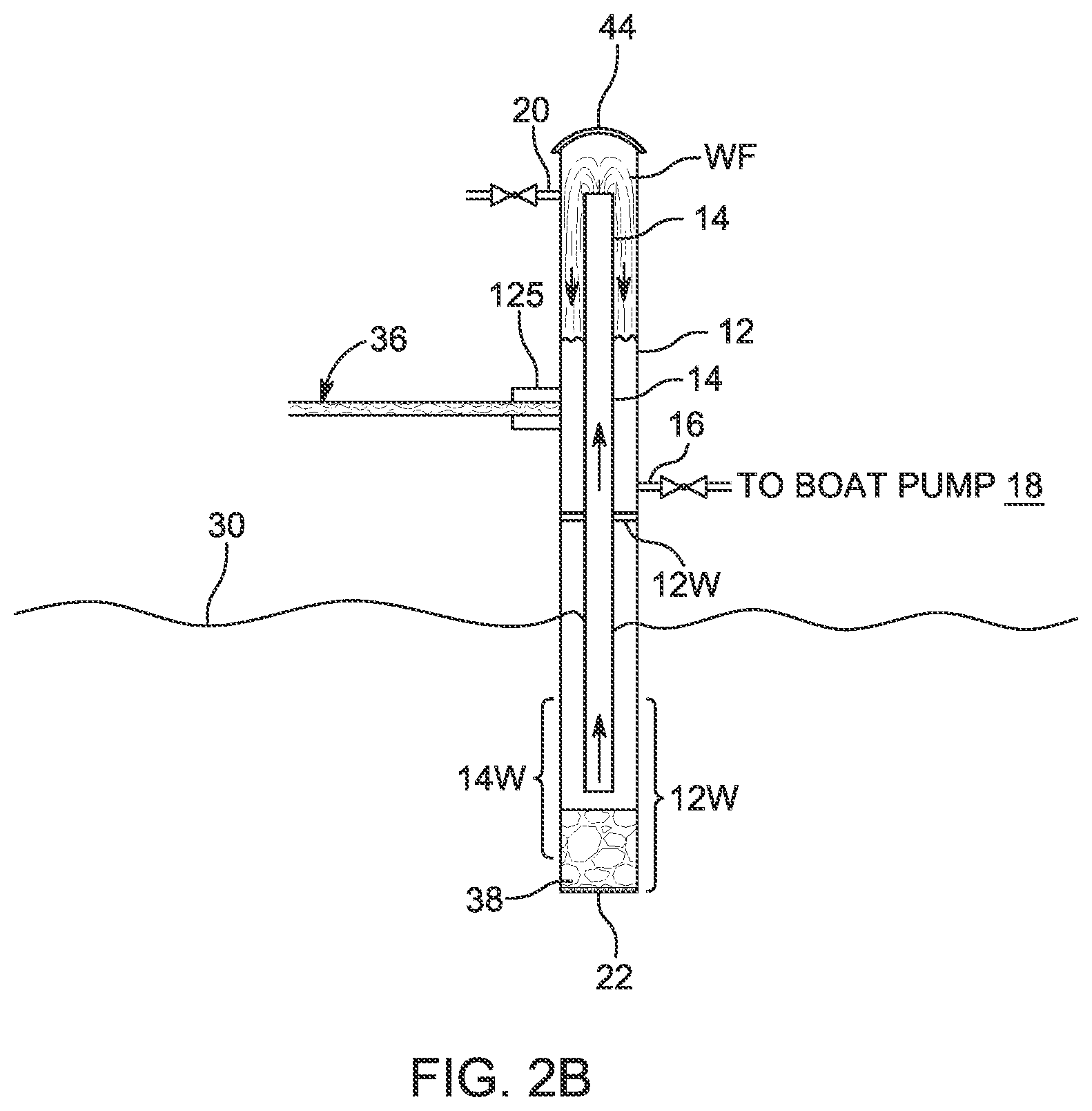 Patent US12338150 Figure 4 – Negative pressure aeration and organic growth suppression system