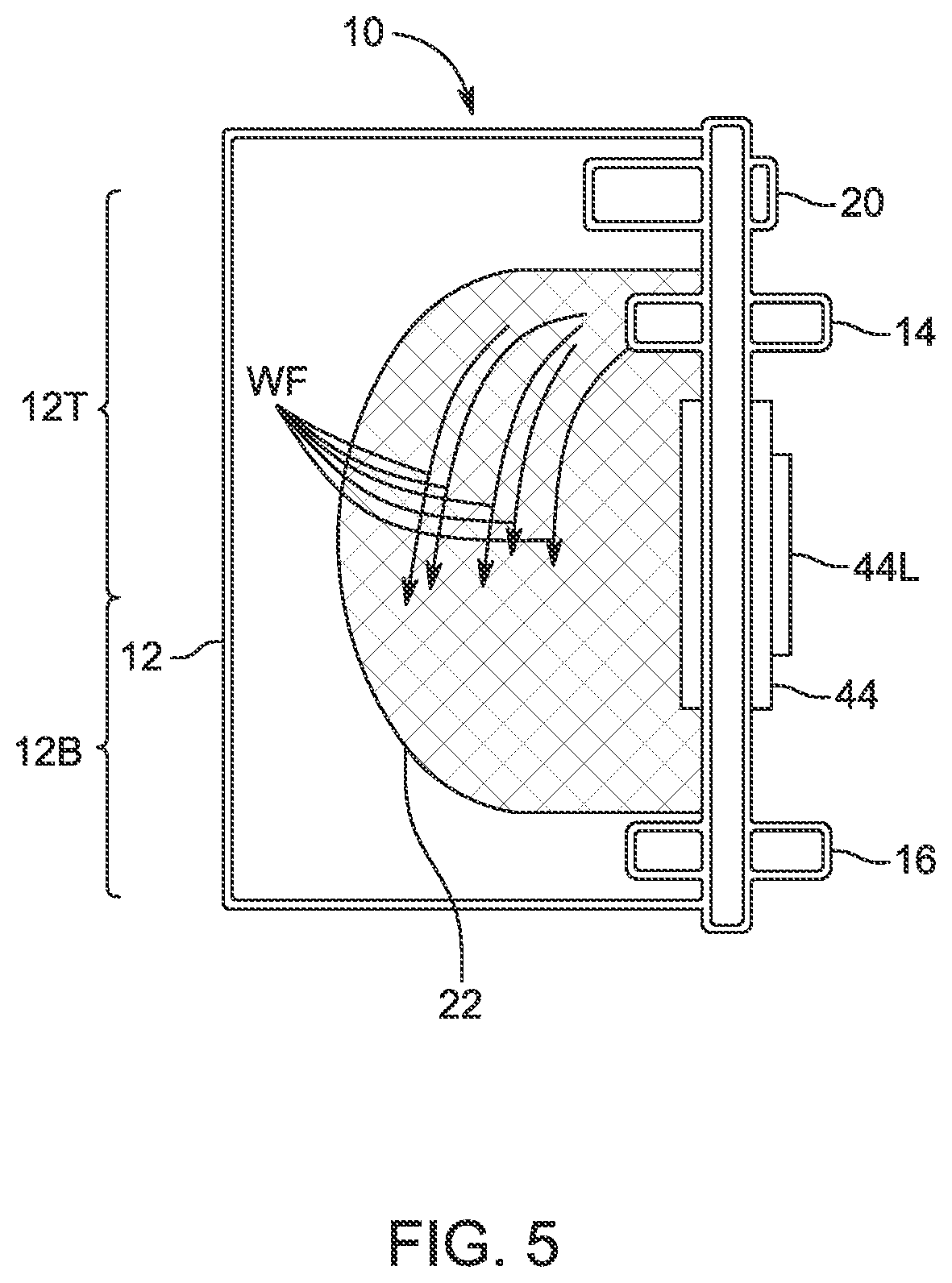 Patent US12338150 Figure 8 – Negative pressure aeration and organic growth suppression system