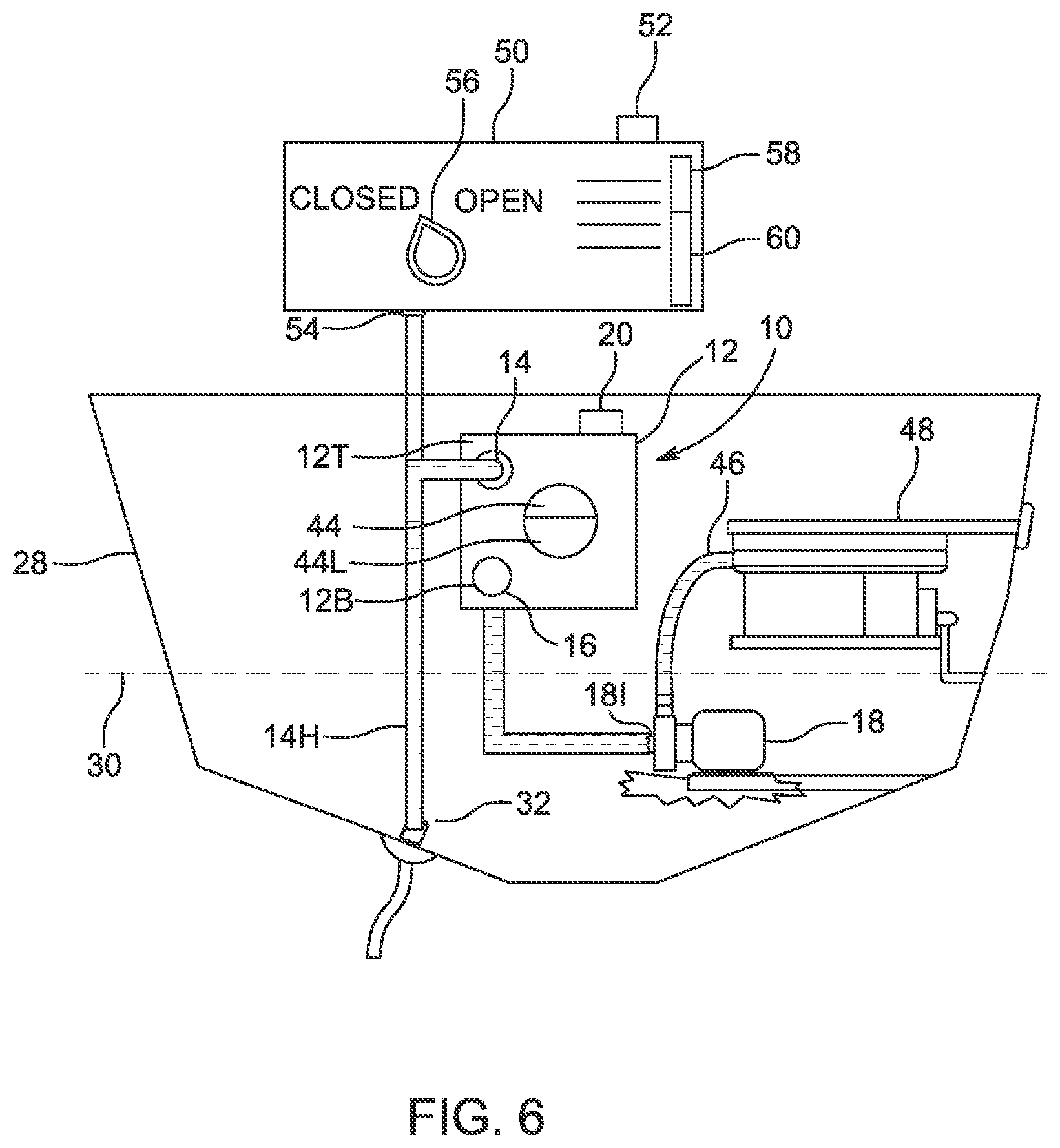 Patent US12338150 Figure 9 – Negative pressure aeration and organic growth suppression system