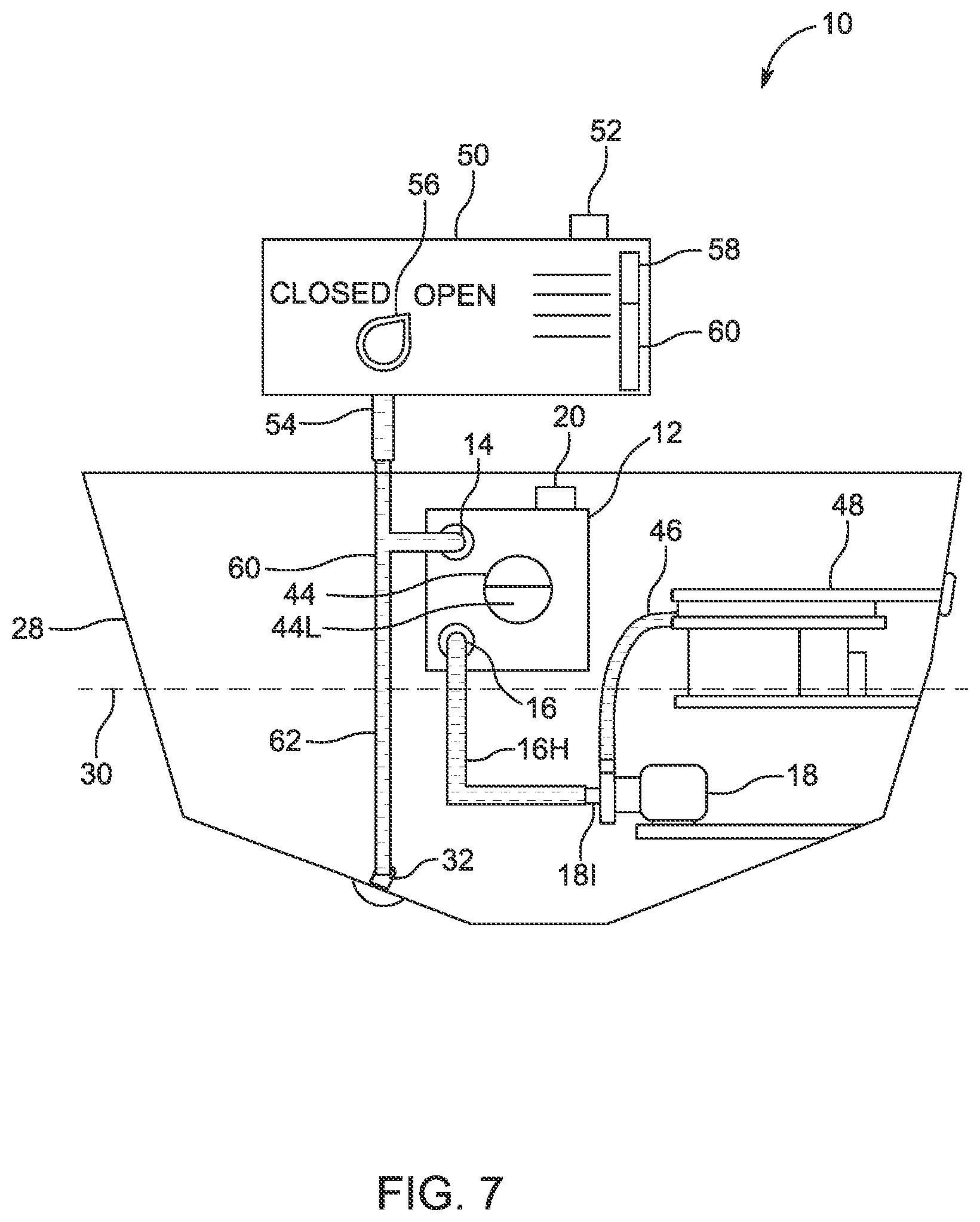 Patent US12338150 Figure 10 – Negative pressure aeration and organic growth suppression system