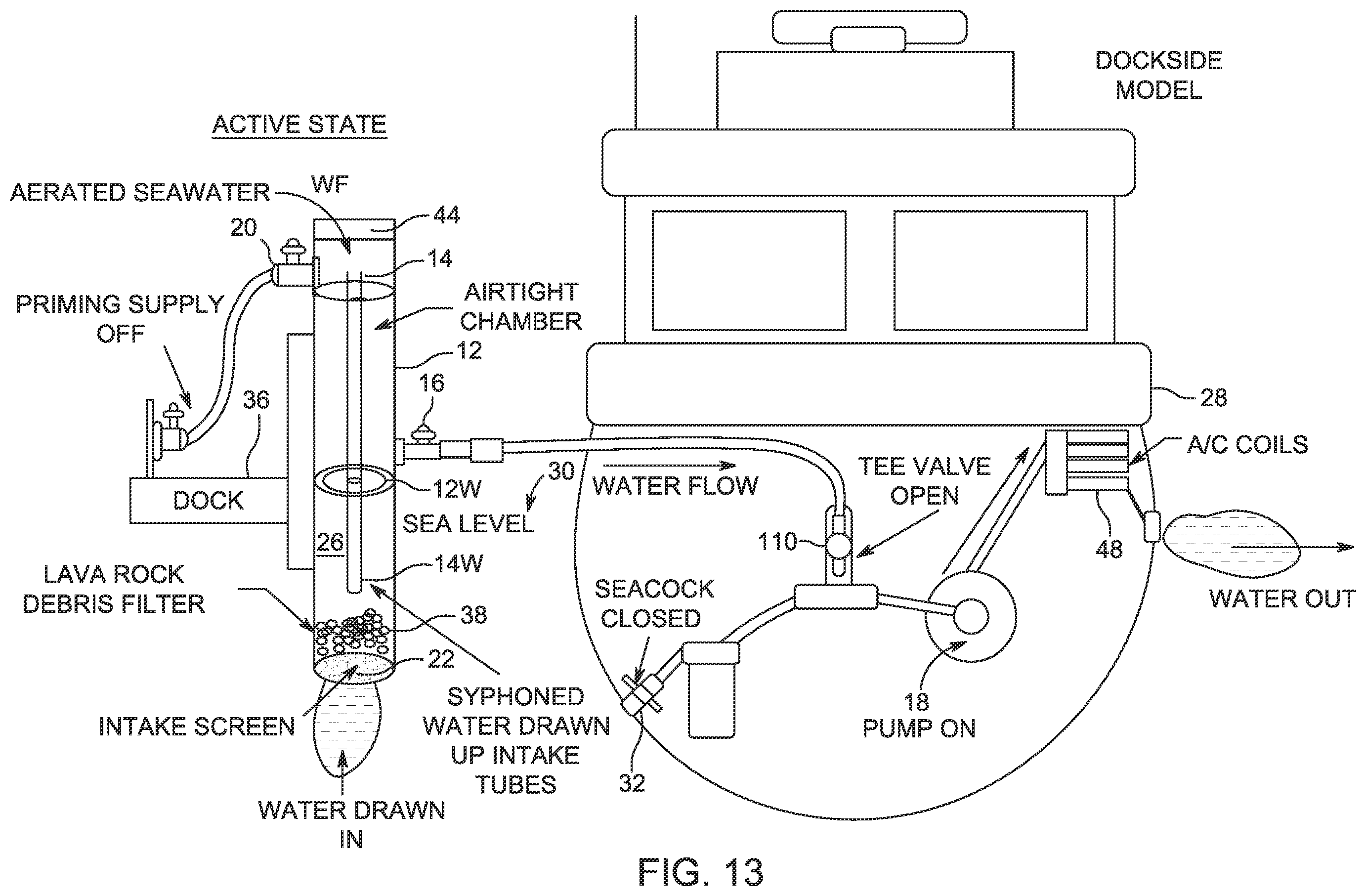 Patent US12338150 Figure 16 – Negative pressure aeration and organic growth suppression system