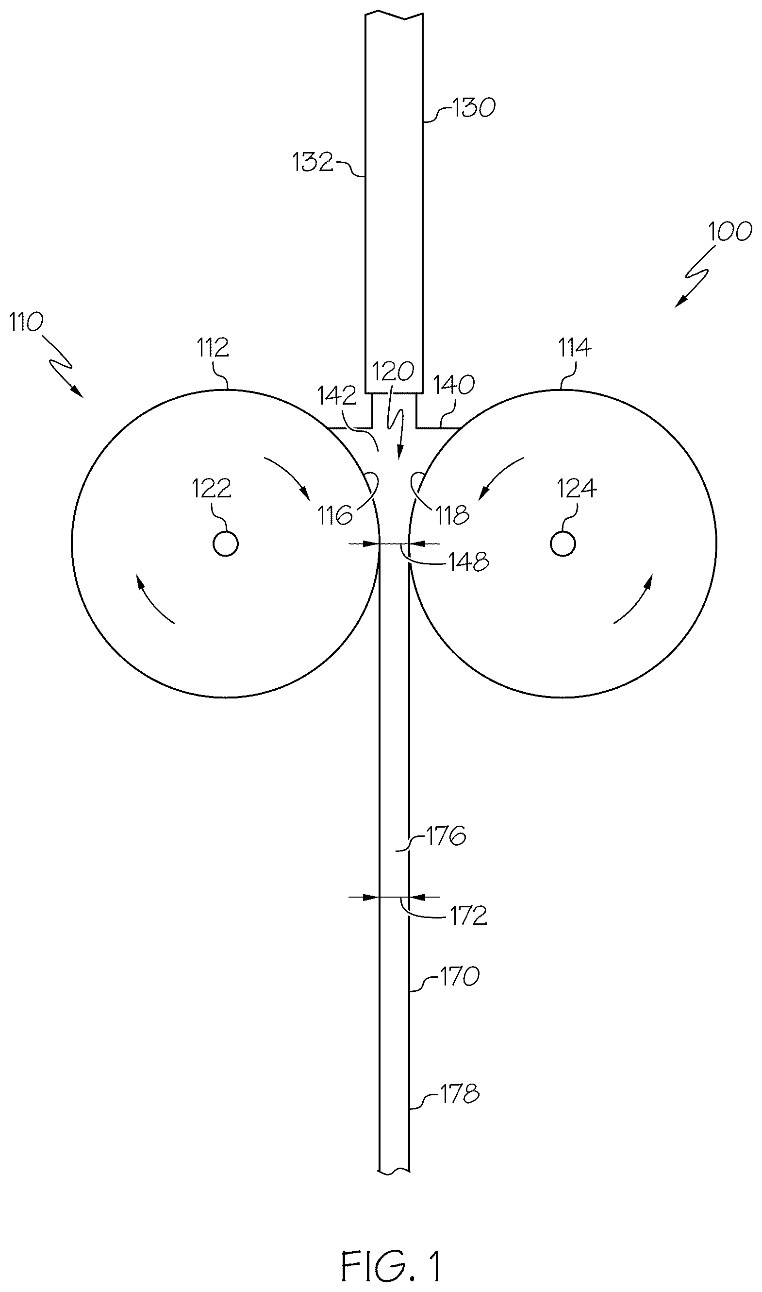 Patent US12338154 Figure 1 – Methods for forming thin glass sheets
