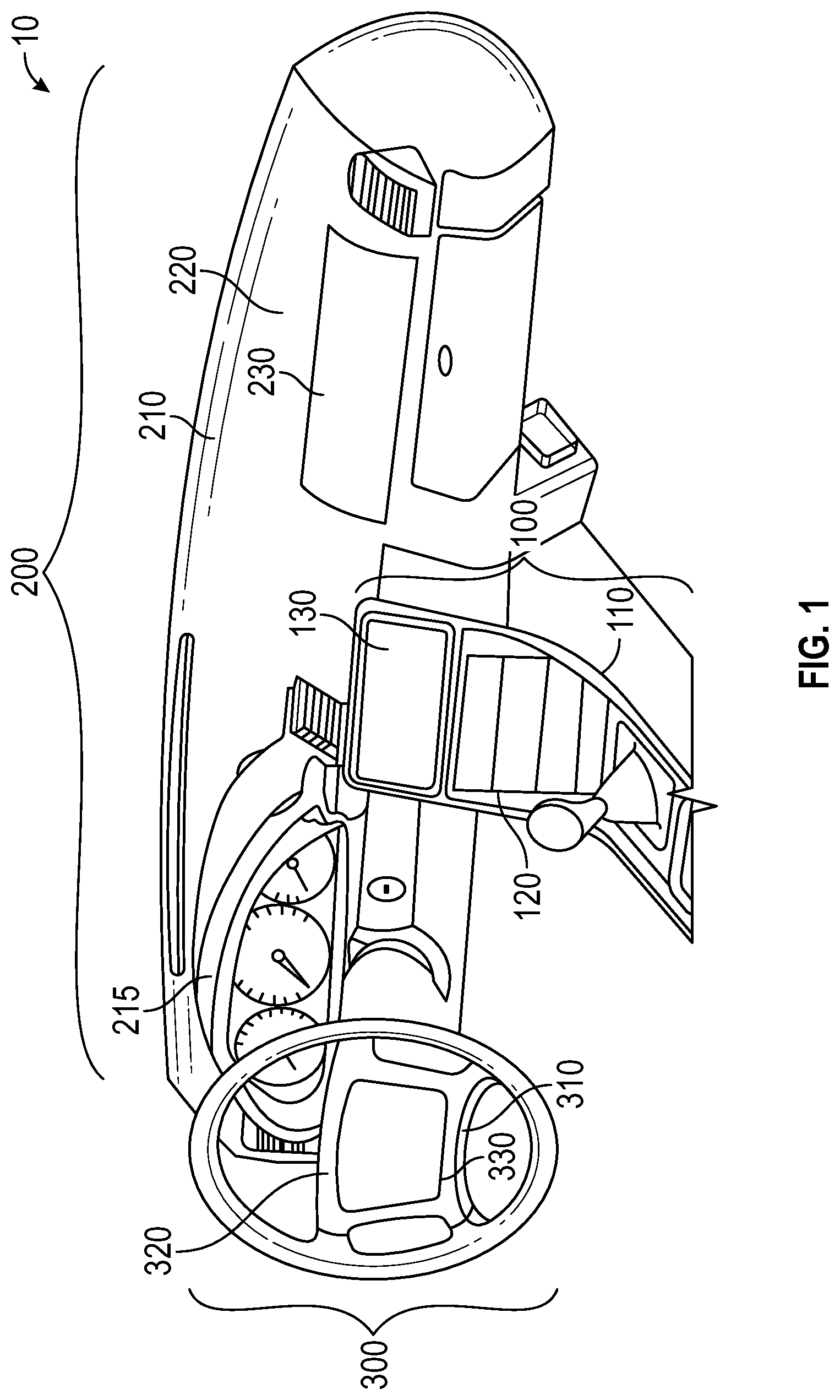 Patent US12338158 Figure 1 – Apparatuses, systems and methods for cold forming glass