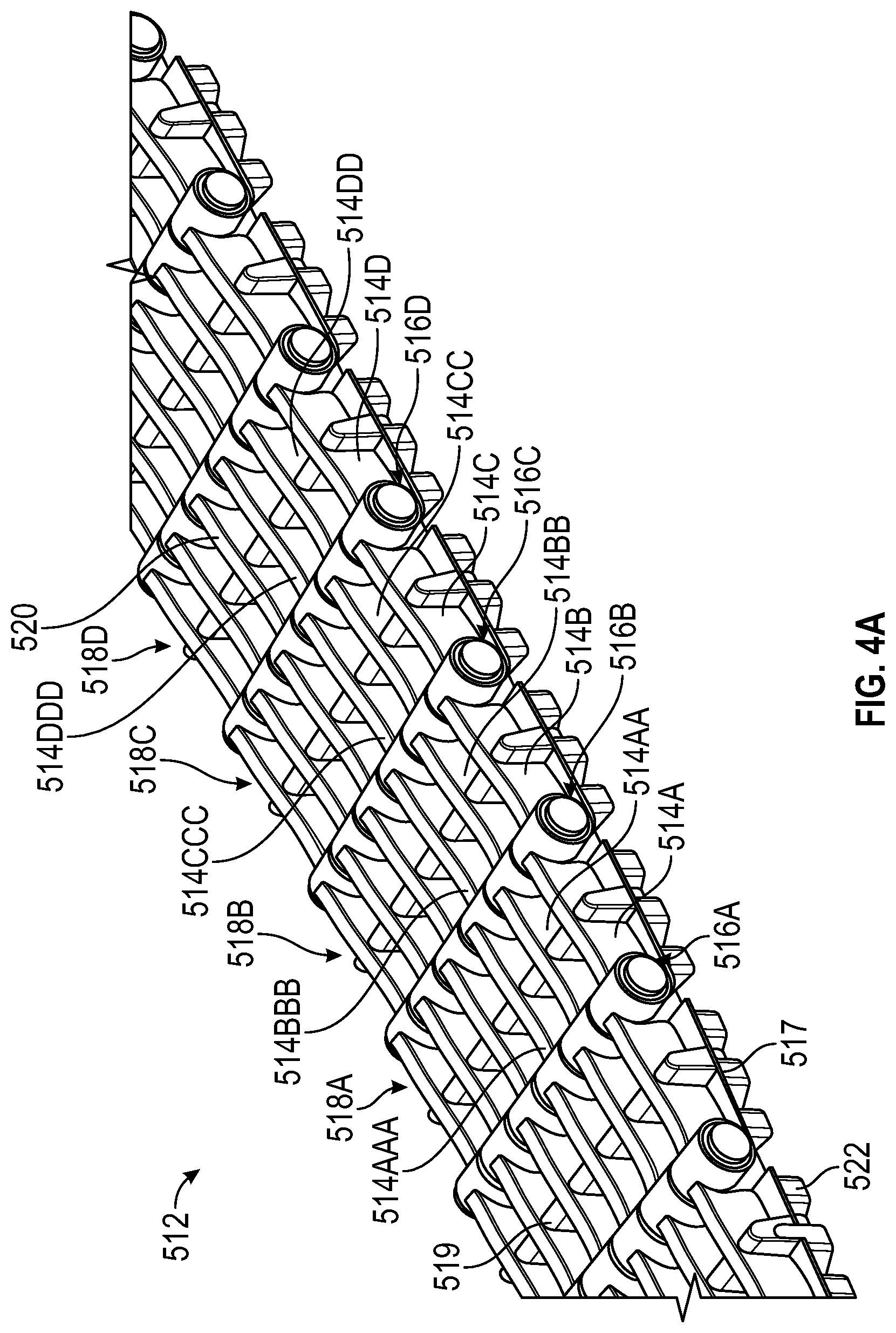 Patent US12338158 Figure 4 – Apparatuses, systems and methods for cold forming glass