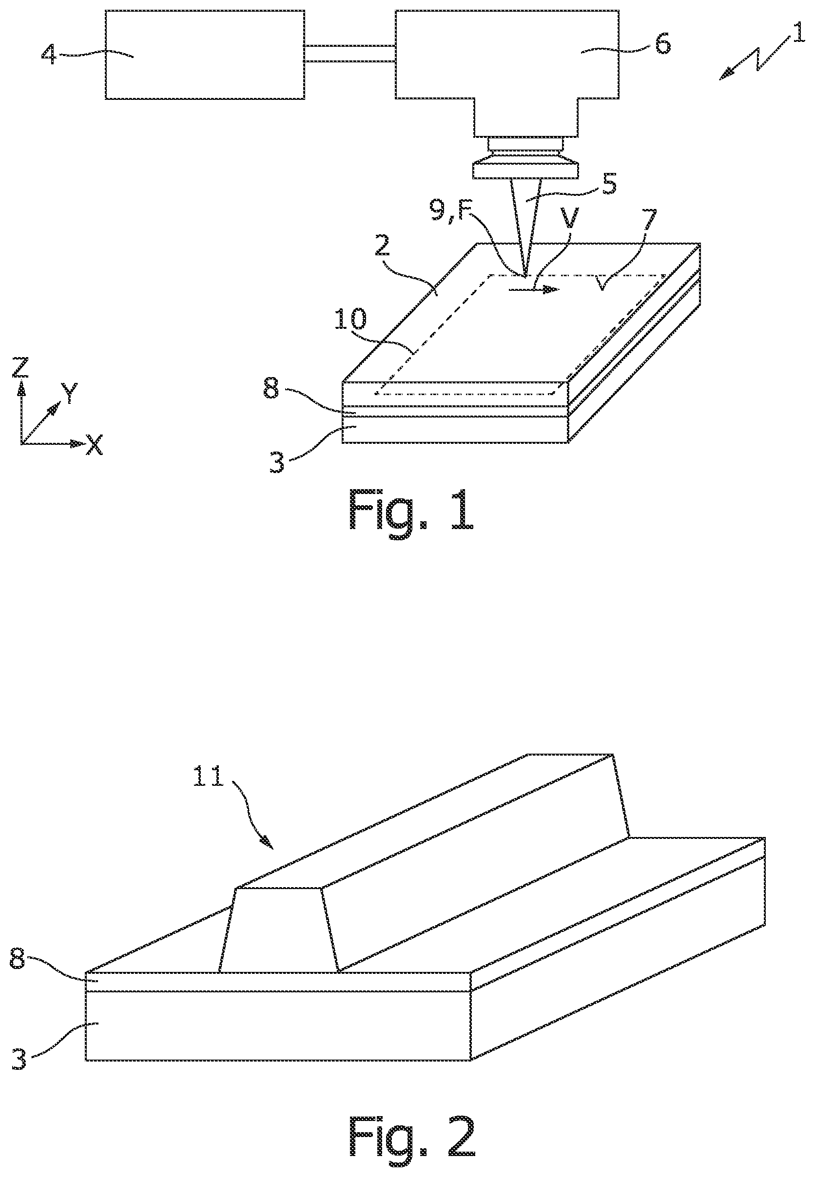 Patent US12338168 Figure 1 – Method for joining an optical crystal to a substrate