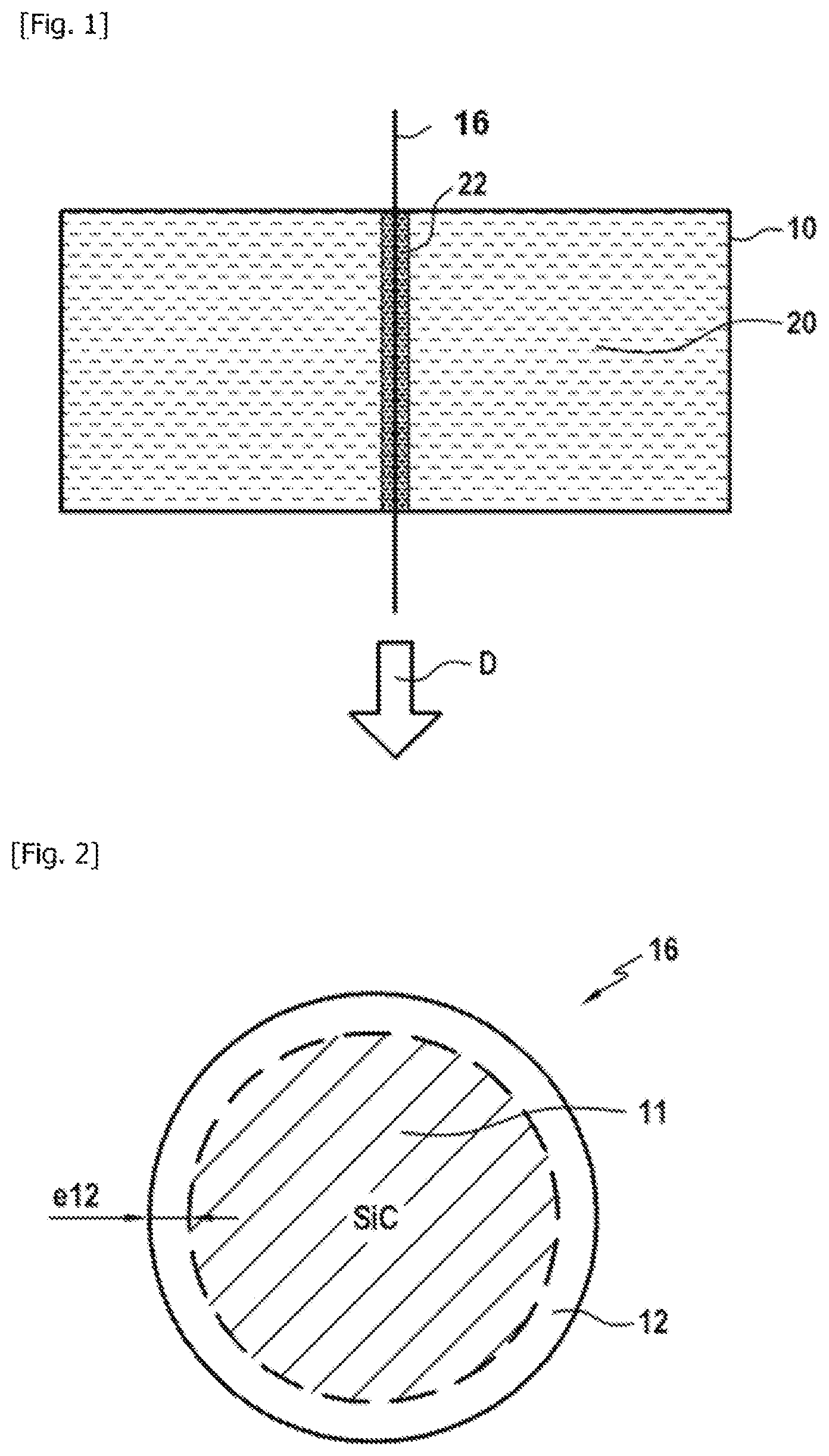 Patent US12338181 Figure 1 – Method for treating a silicon carbide fibre