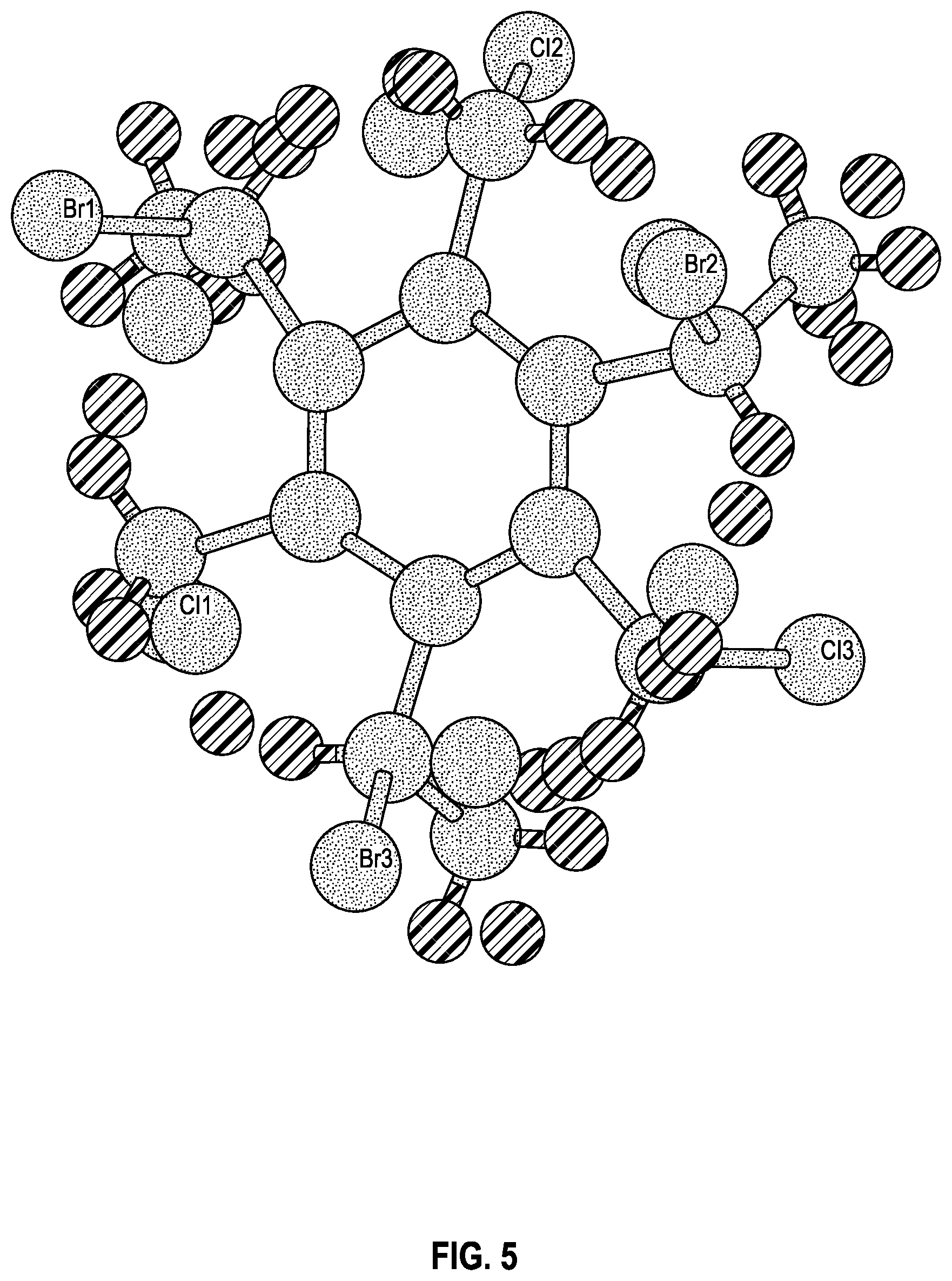 Patent US12338196 Figure 4 – Hexasubstituted benzenes, surfaces modified therewith, and associated methods