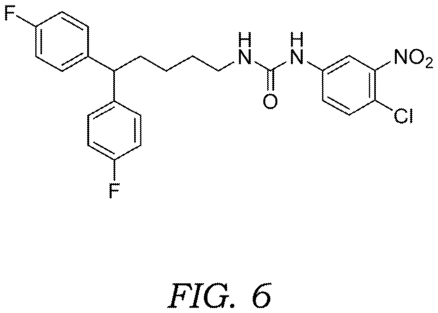 Patent US12338204 Figure 6 – Substituted bisphenylalkylurea compounds and methods of treating breast cancer