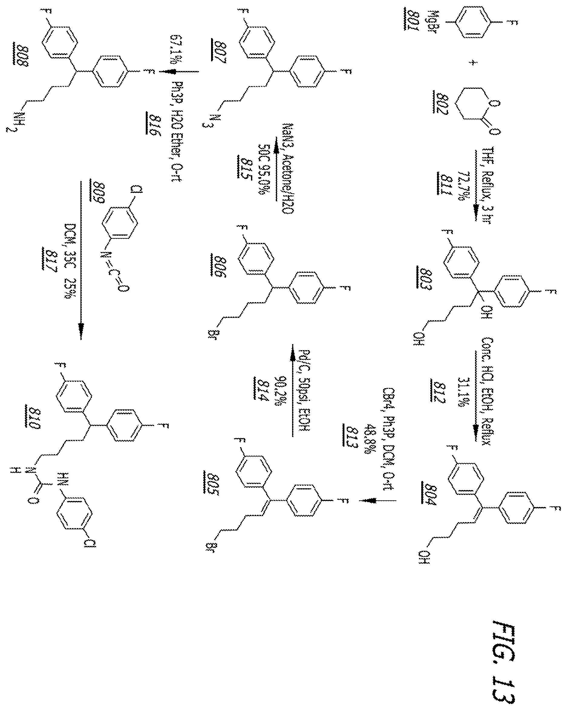 Patent US12338204 Figure 13 – Substituted bisphenylalkylurea compounds and methods of treating breast cancer