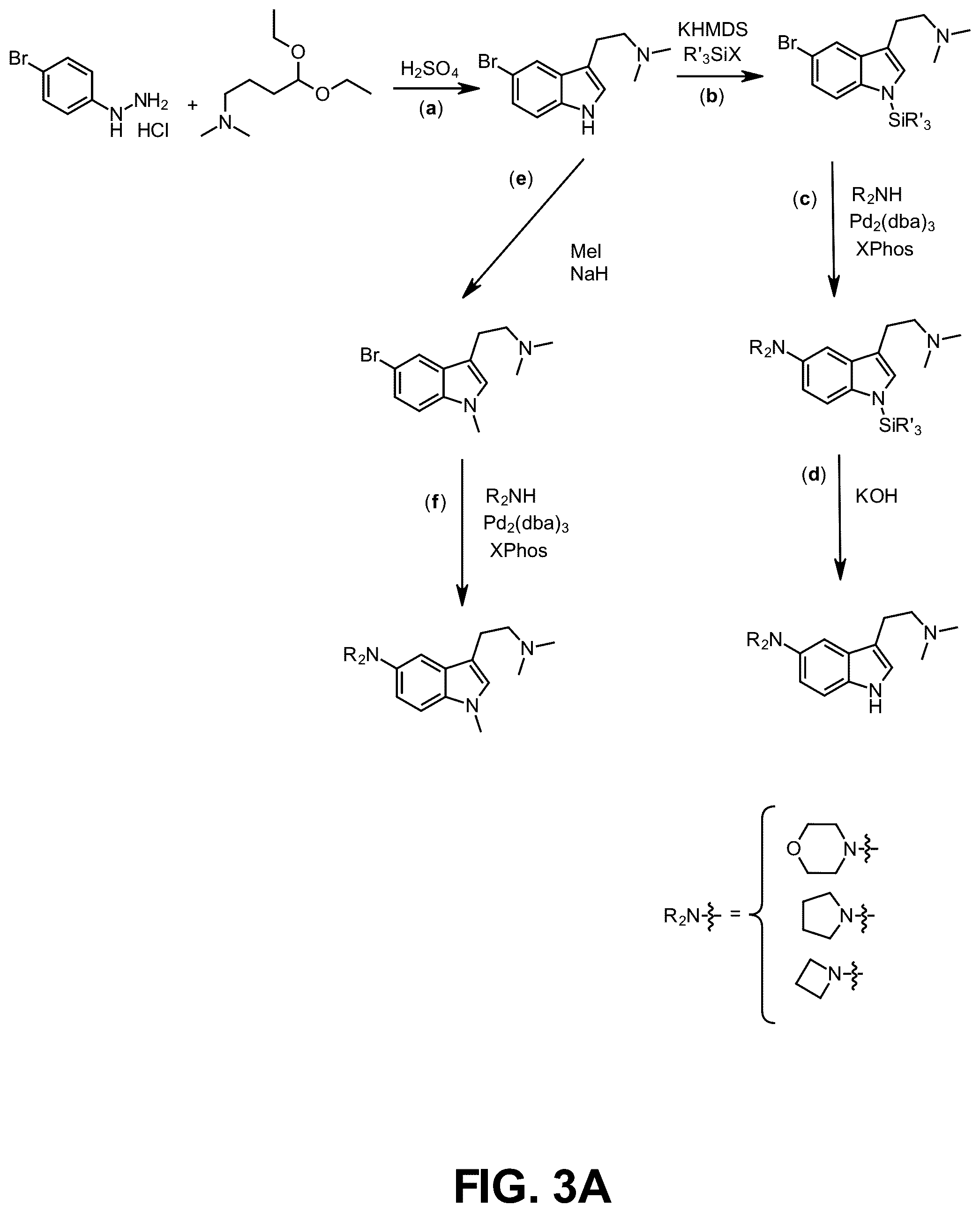Patent US12338231 Figure 3 – N-heterocycle substituted tryptamine derivatives and methods of using