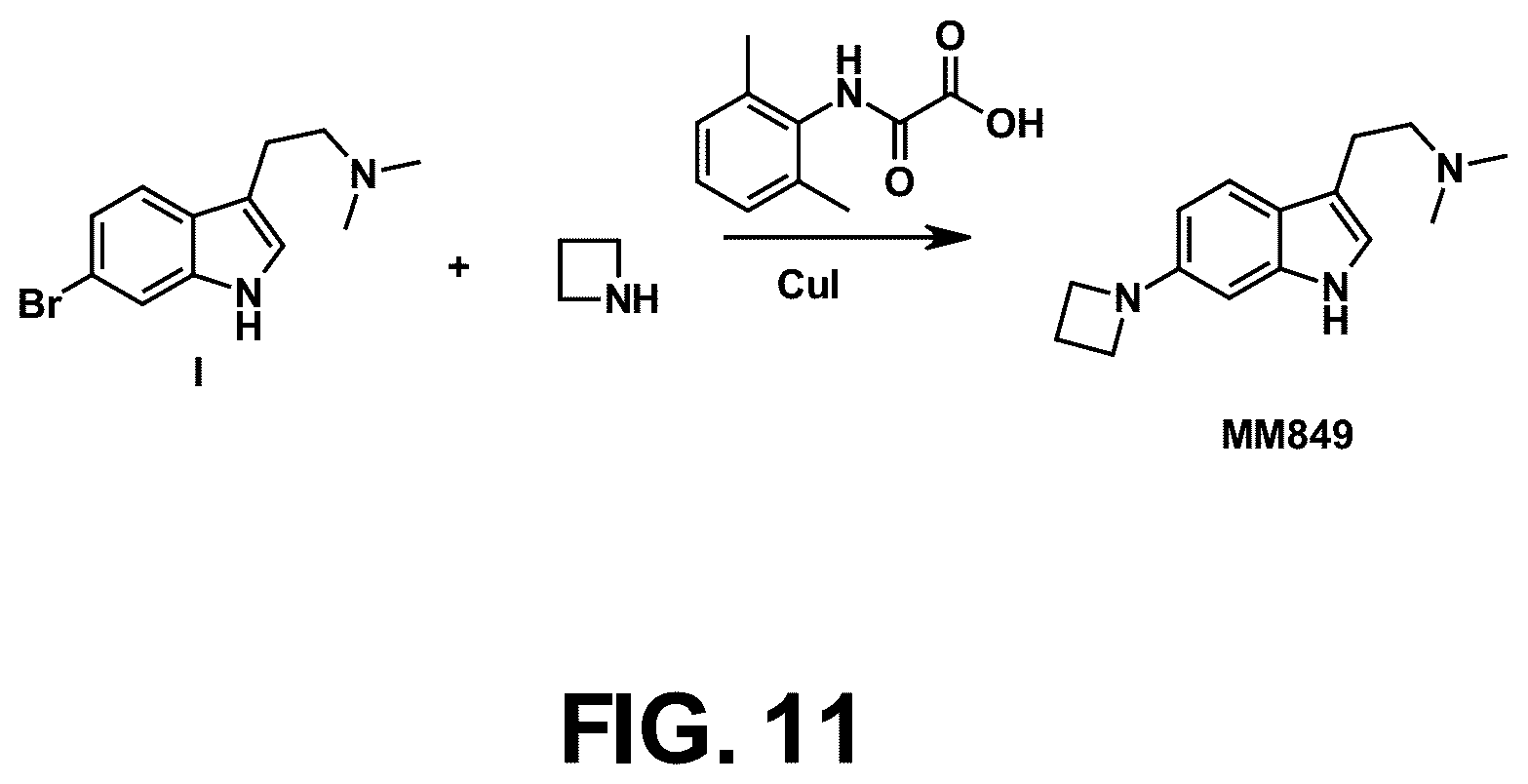Patent US12338231 Figure 12 – N-heterocycle substituted tryptamine derivatives and methods of using
