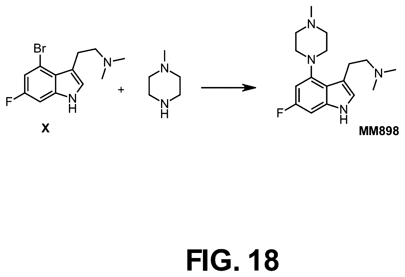 Patent US12338231 Figure 19 – N-heterocycle substituted tryptamine derivatives and methods of using