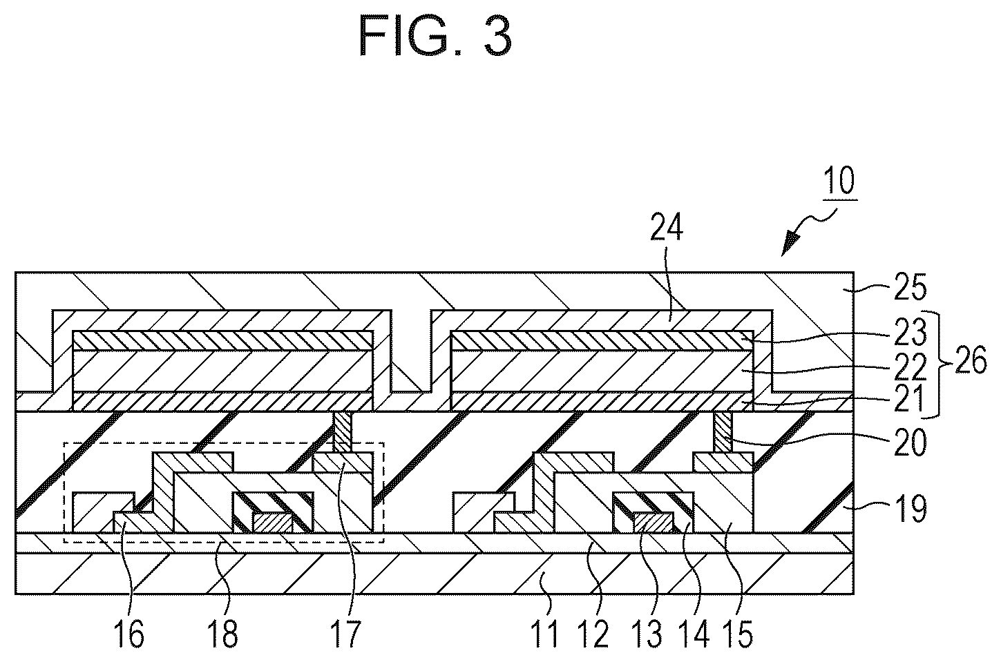 Patent US12338252 Figure 3 – Organic compound and organic light-emitting device