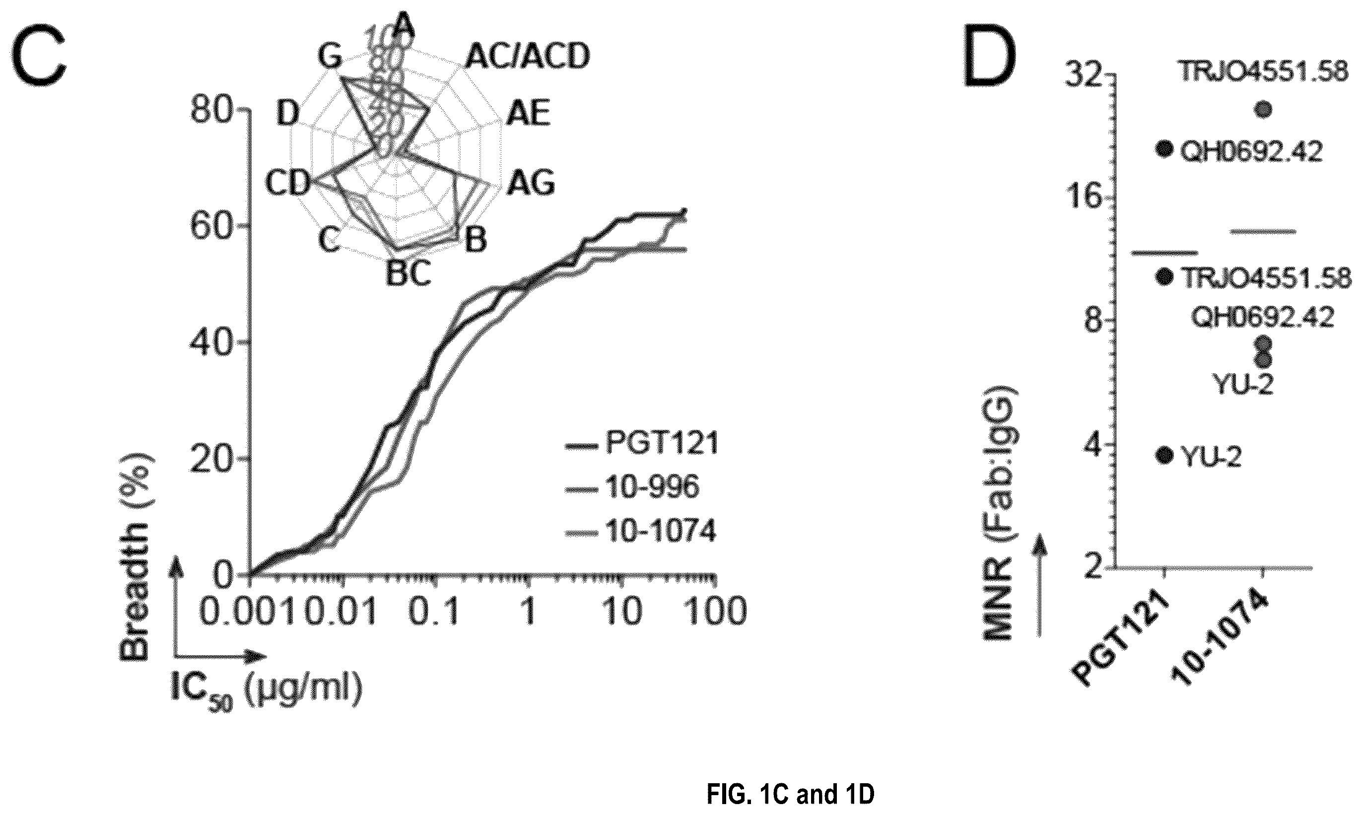 Patent US12338277 Figure 2 – Broadly neutralizing antibodies that target HIV ENV V3 N-glycans