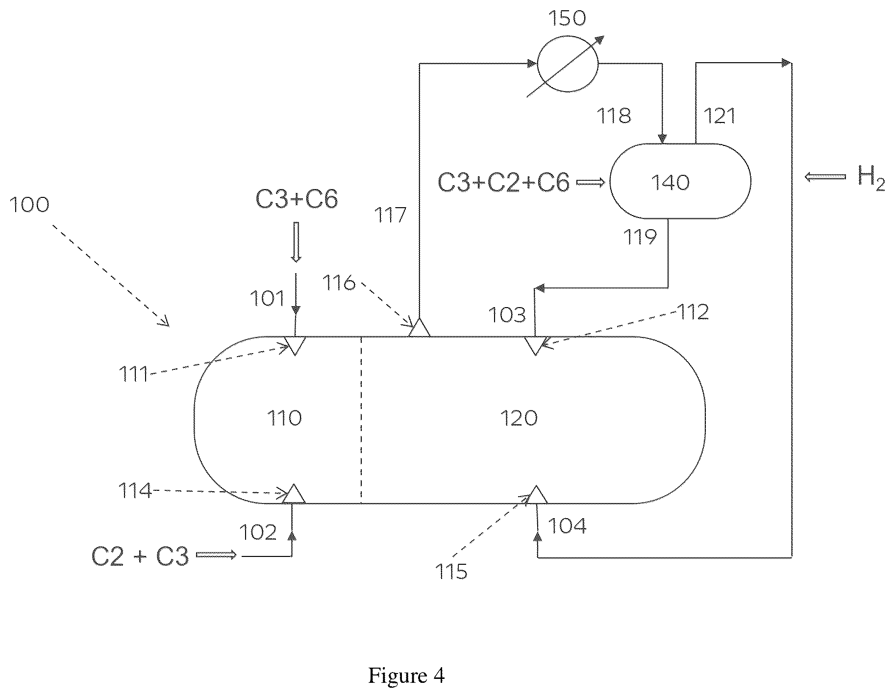 Patent US12338303 Figure 4 – Process for making propylene-based terpolymer