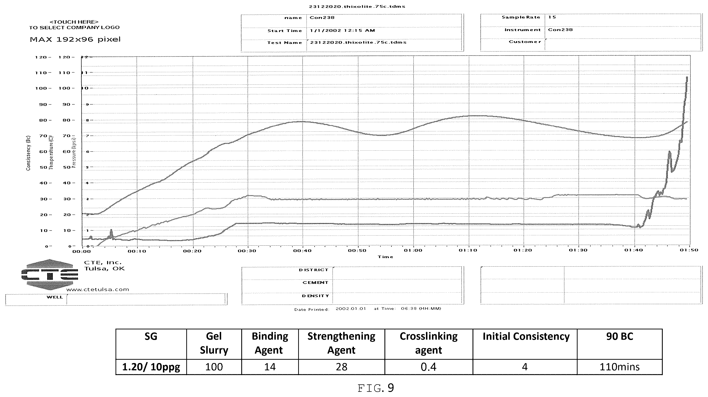 Patent US12338389 Figure 10 – Process for preparing non-cementitious loss control composition