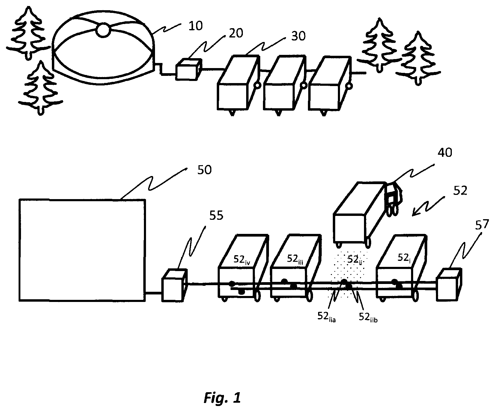 Patent US12338406 Figure 1 – Method and system for producing a fuel from biogas