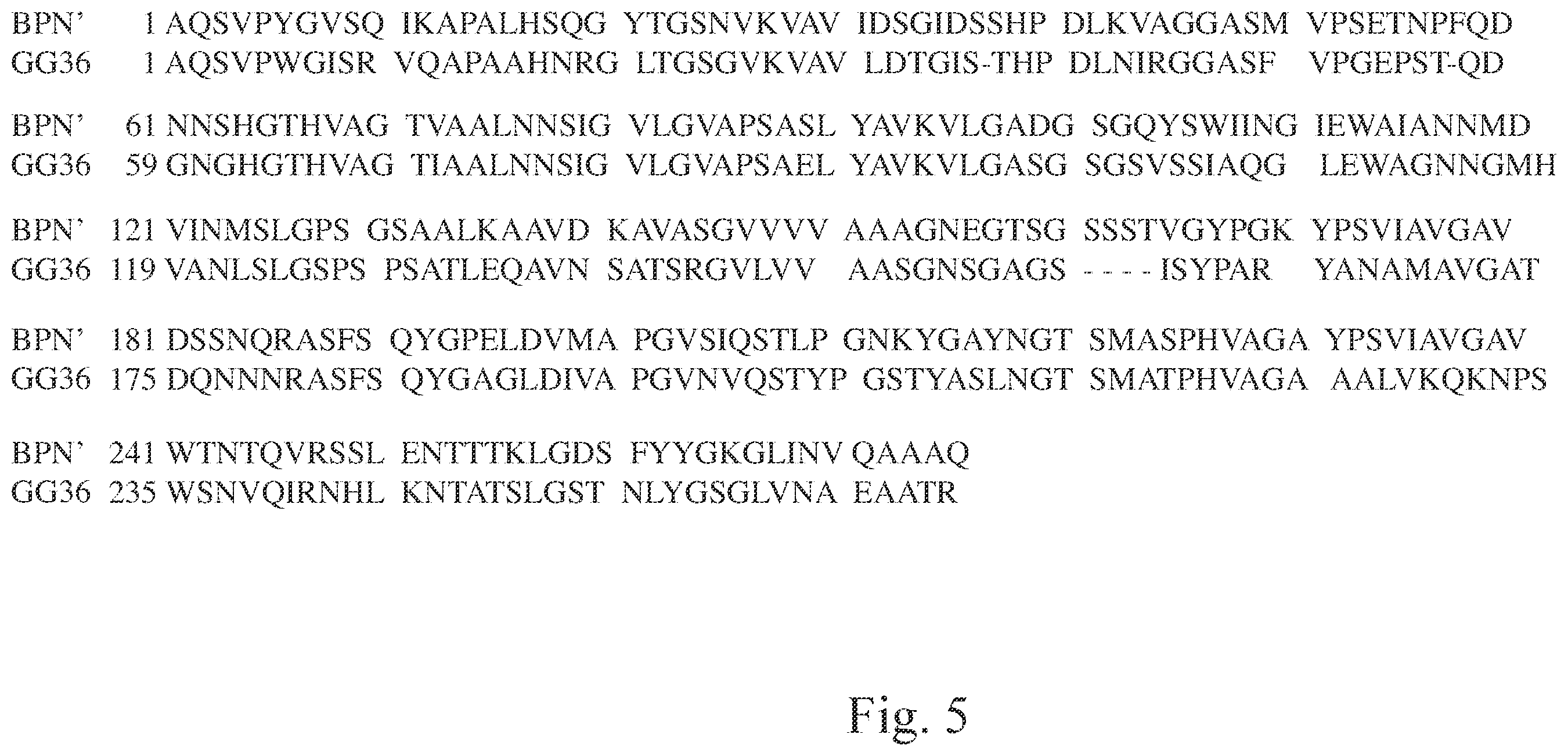Patent US12338416 Figure 5 – Fabric and home care products with cold water protease