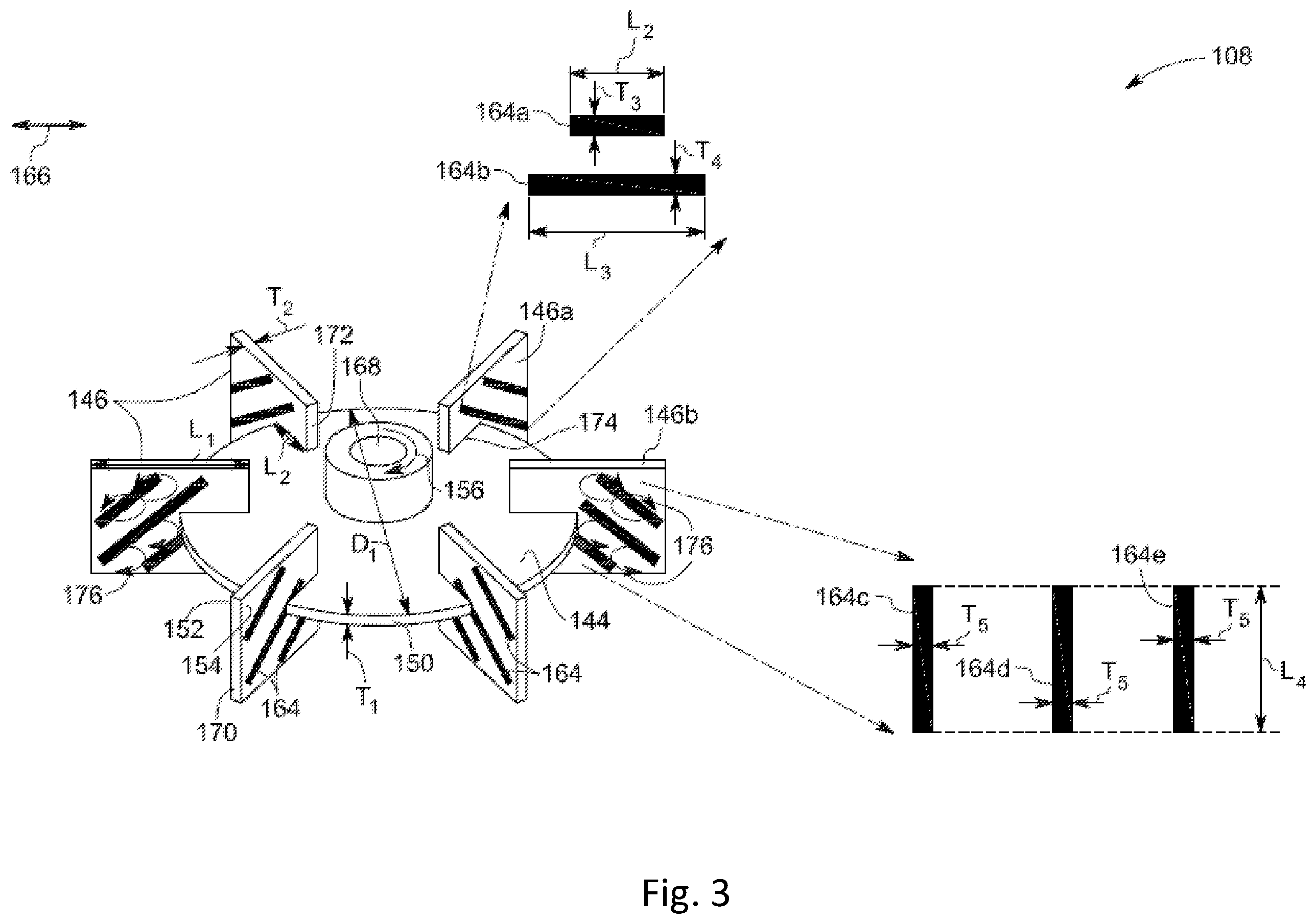 Patent US12338425 Figure 3 – Impeller including one or more turbulators for a bioreactor system