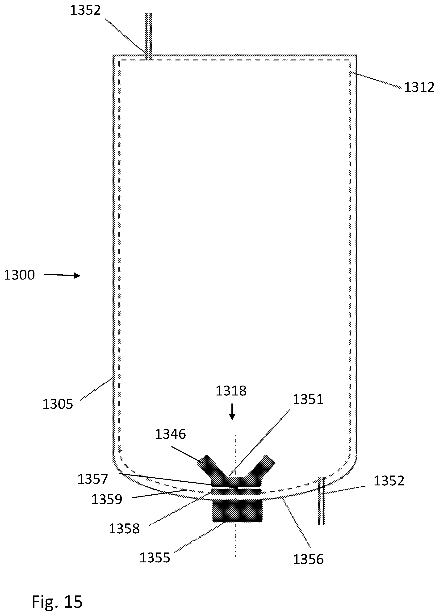 Patent US12338425 Figure 10 – Impeller including one or more turbulators for a bioreactor system