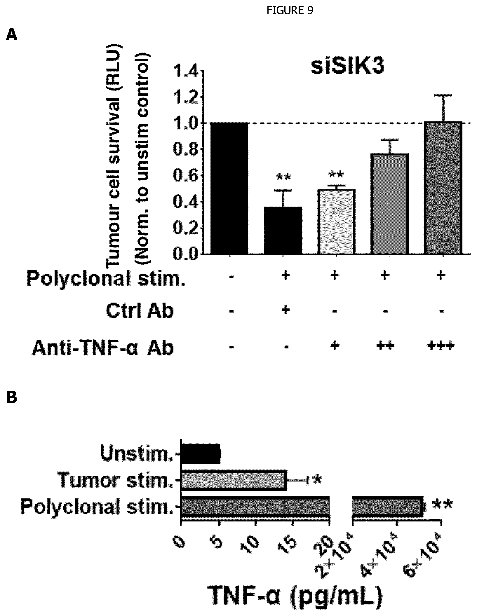 Patent US12338440 Figure 13 – Intracellular kinase associated with resistance against anti-tumour immune responses, and uses thereof