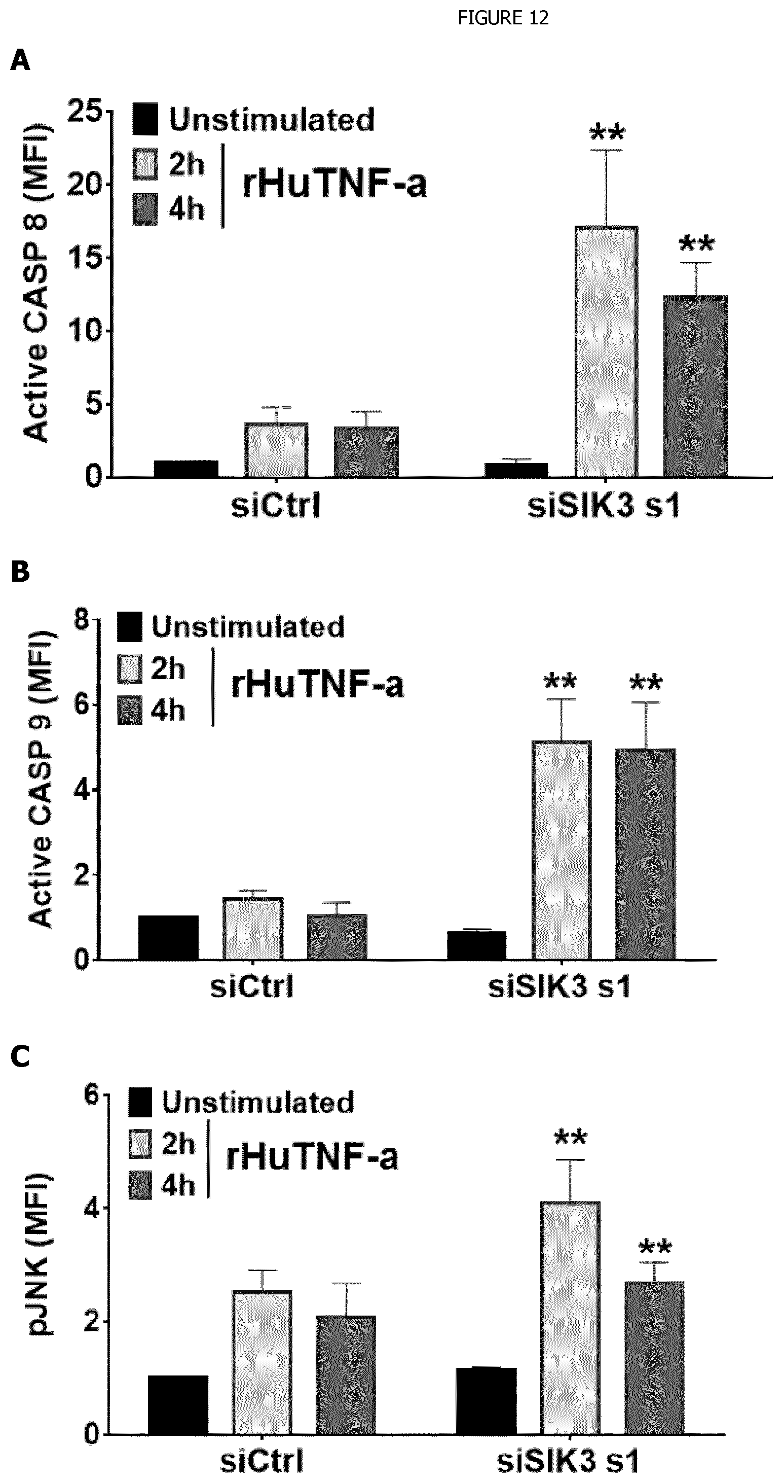 Patent US12338440 Figure 18 – Intracellular kinase associated with resistance against anti-tumour immune responses, and uses thereof