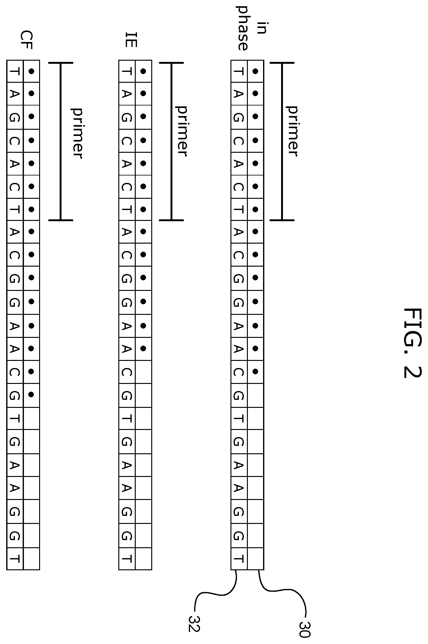 Patent US12338492 Figure 2 – Alternative nucleotide flows in sequencing-by-synthesis methods