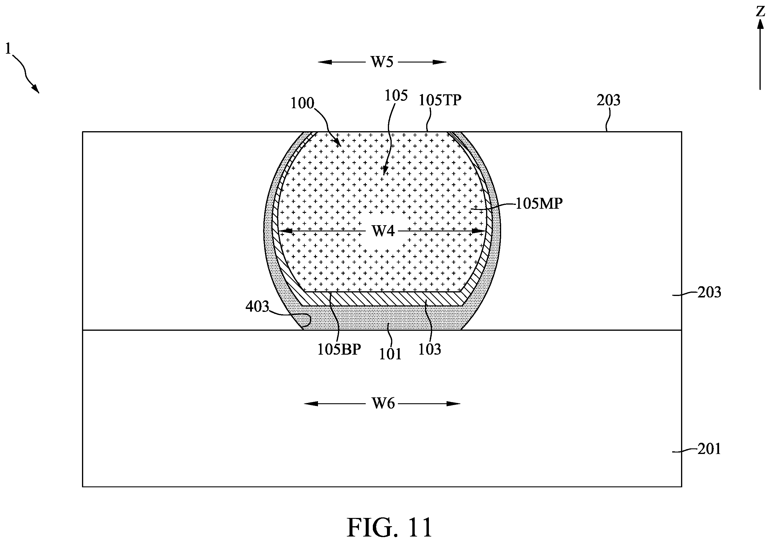 Patent US12338528 Figure 11 – Method for fabricating semiconductor device with deposition cycles of chemical vapor deposition process to form composite contact structure