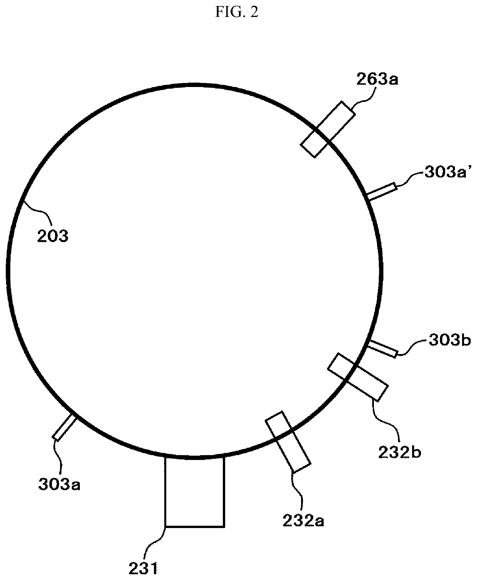 Patent US12338529 Figure 2 – Substrate processing apparatus, process vessel, method of manufacturing semiconductor device and non-transitory tangible medium