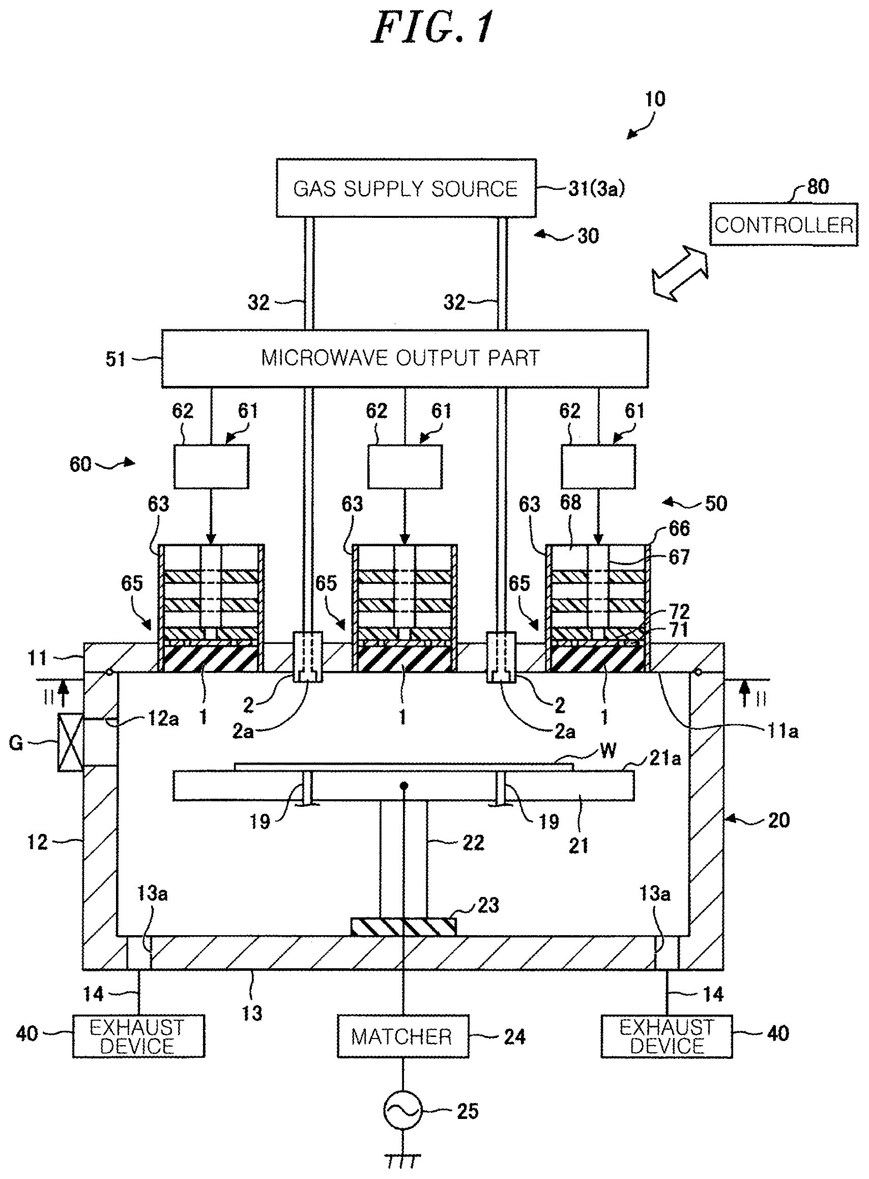 Patent US12338532 Figure 1 – Plasma processing method and plasma processing apparatus