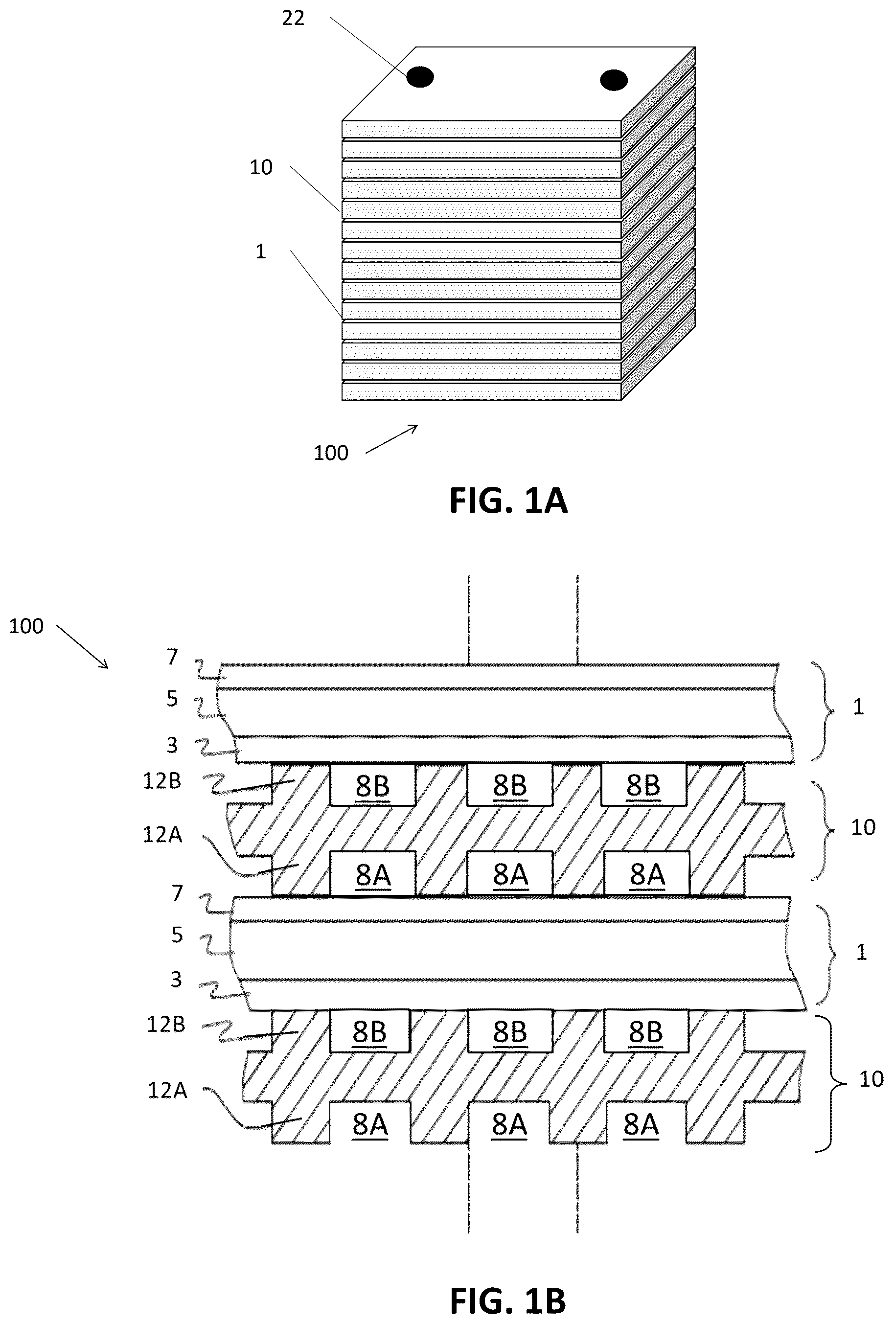 Patent US12338540 Figure 1 – Electrolyzer cell module and method of operating thereof using separate stack air flow and product cooling flow