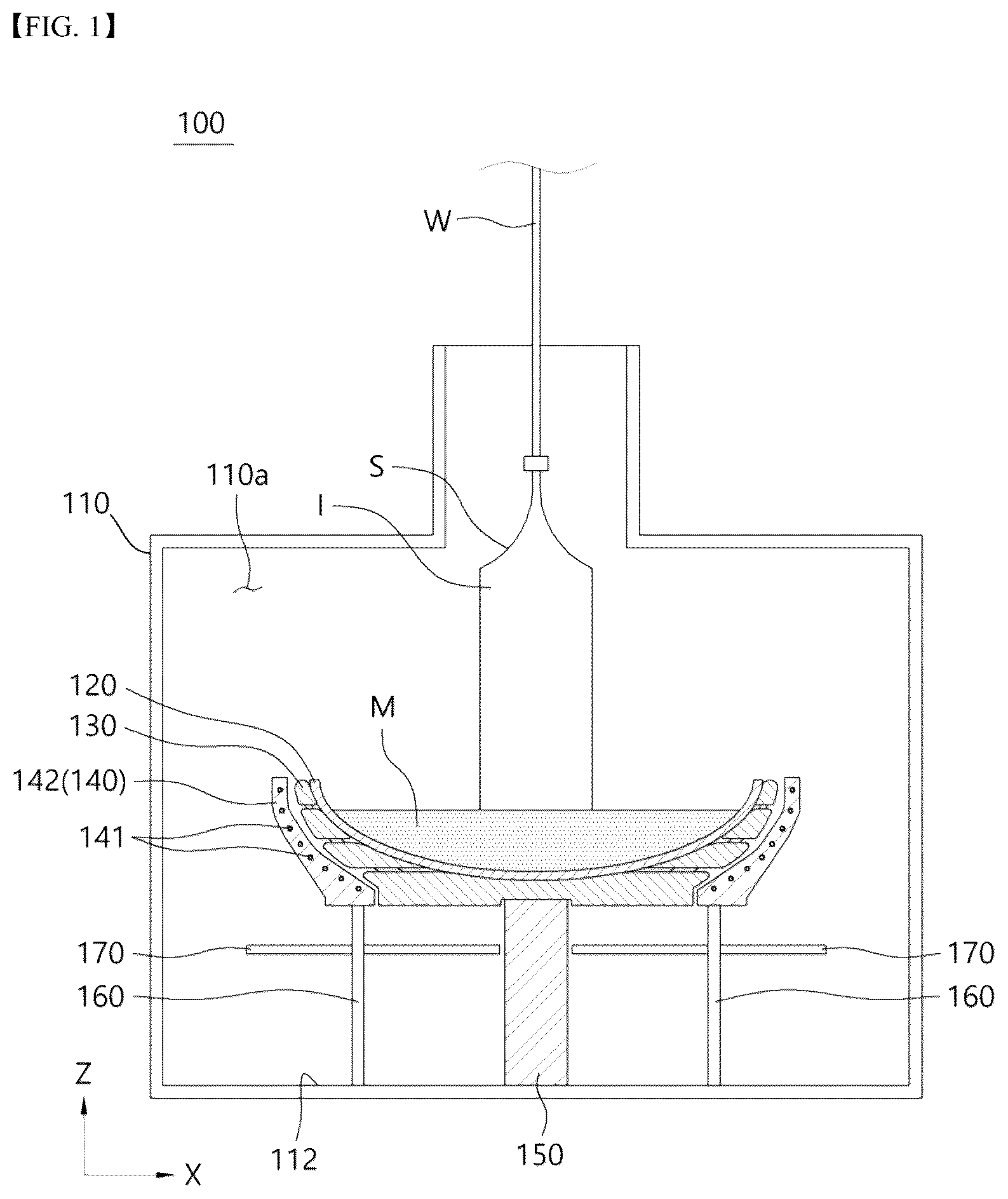 Patent US12338542 Figure 1 – Ingot growing apparatus