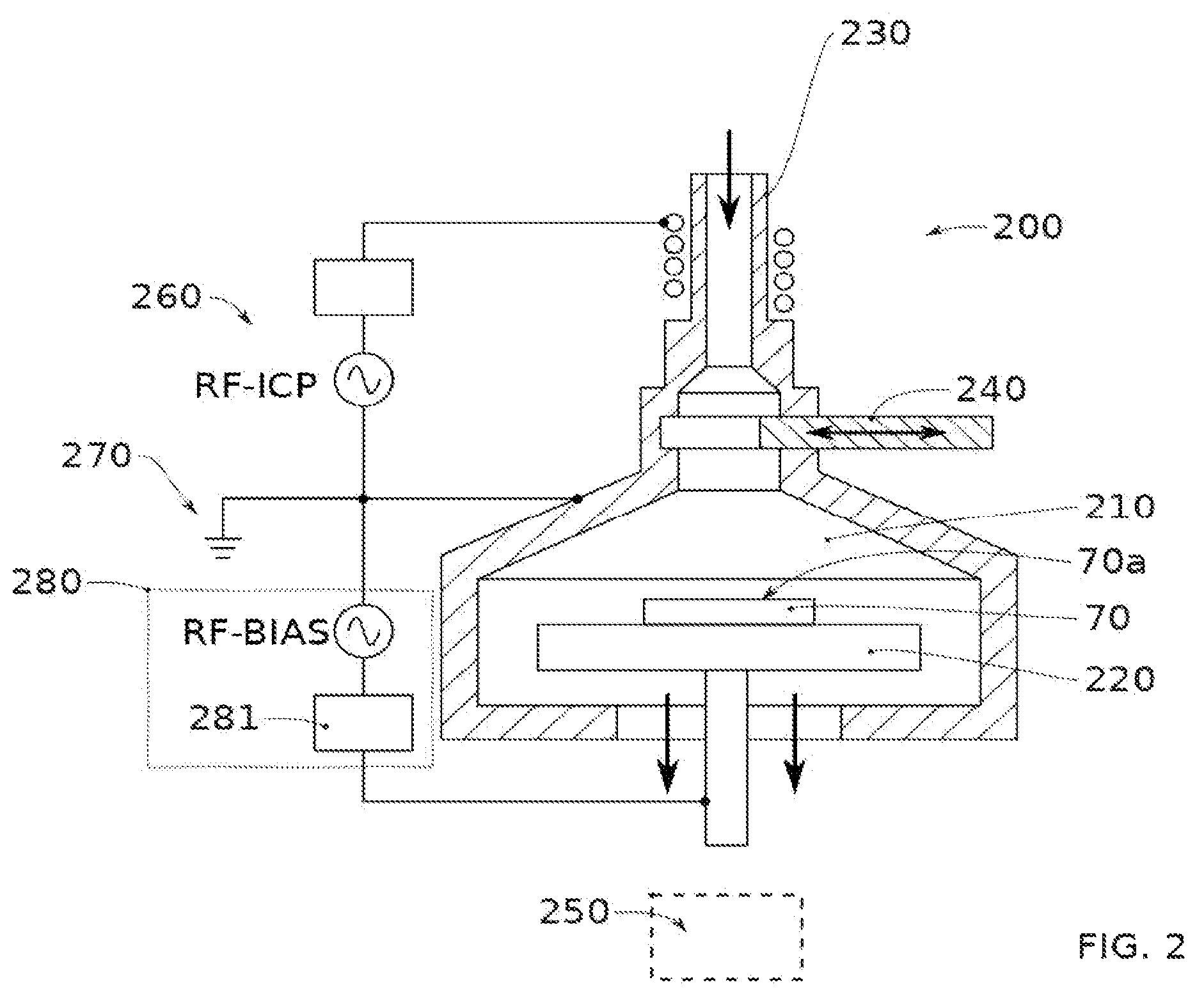 Patent US12338545 Figure 2 – Method for producing a layer of aluminum nitride (ALN) on a structure of silicon or III-V materials