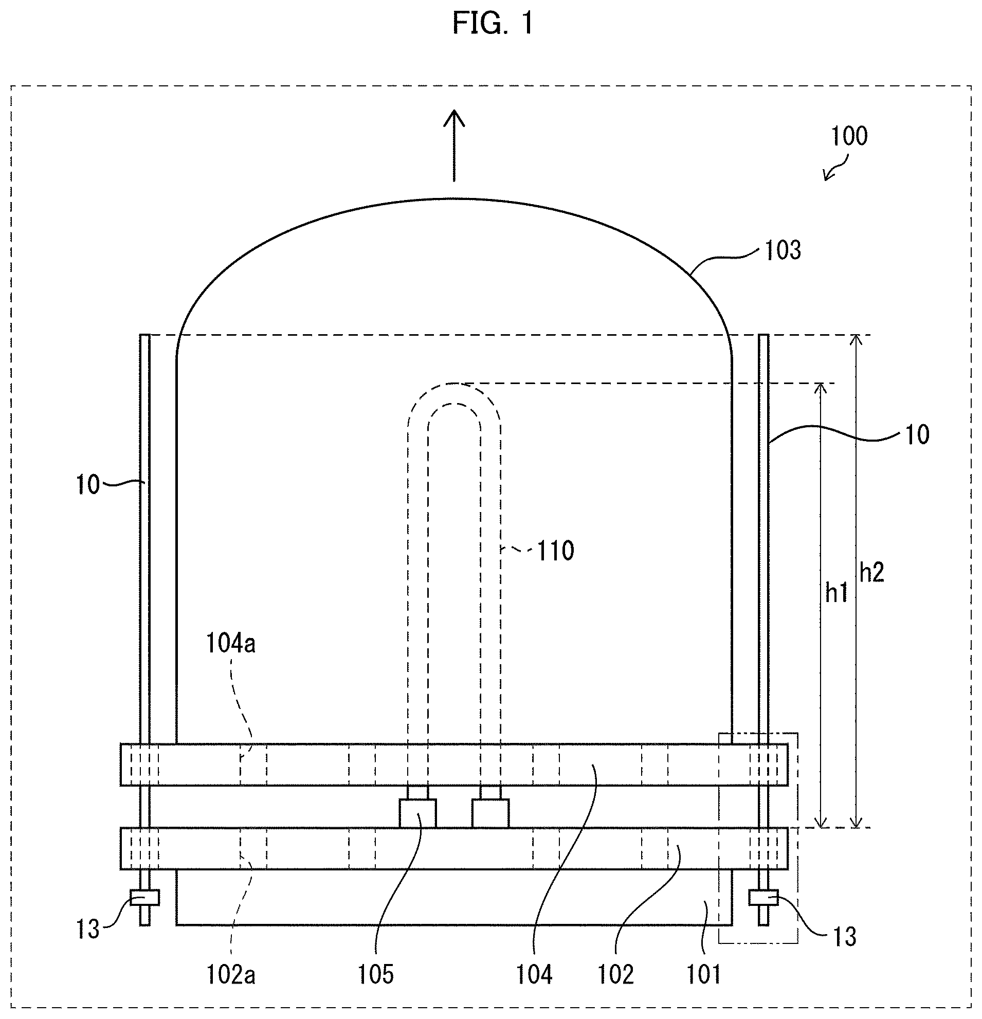 Patent US12338548 — Protective structure for silicon rod and method for manufacturing silicon rod — Figure 1