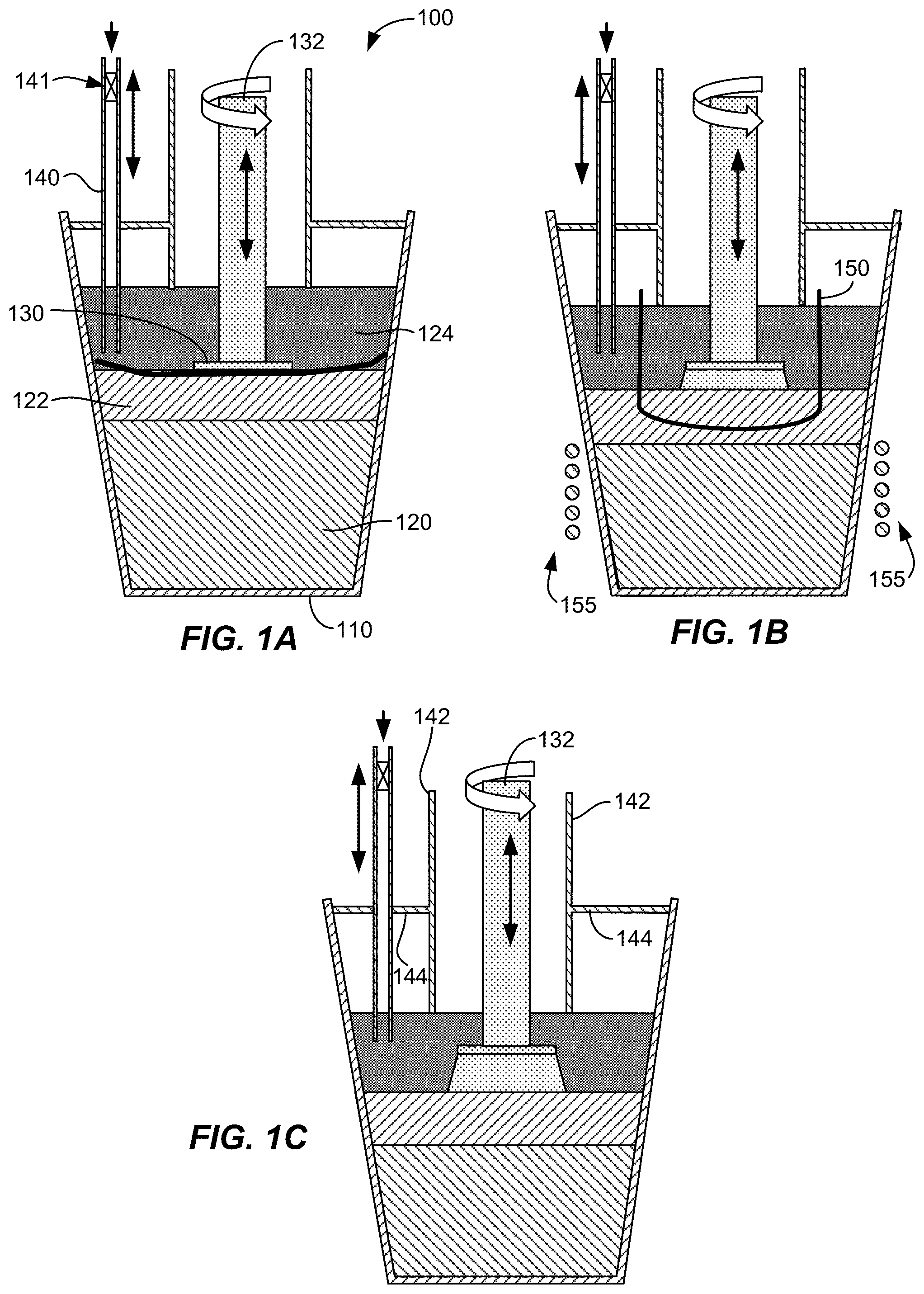 Patent US12338549 Figure 1 – Method and system for liquid encapsulated growth of cadmium zinc telluride crystals
