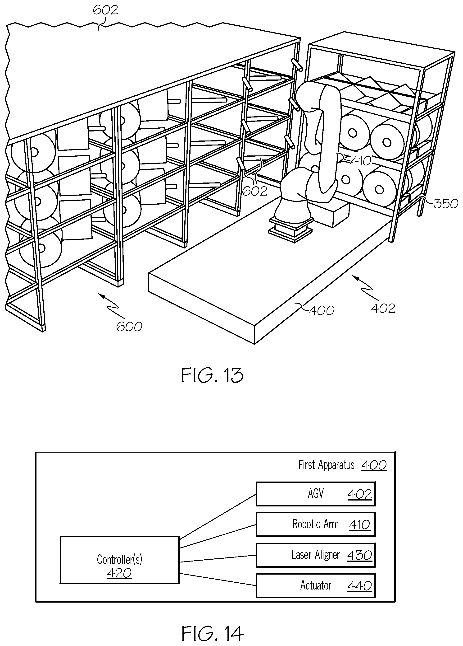 Patent US12338553 Figure 12 – System for handling and processing yarn