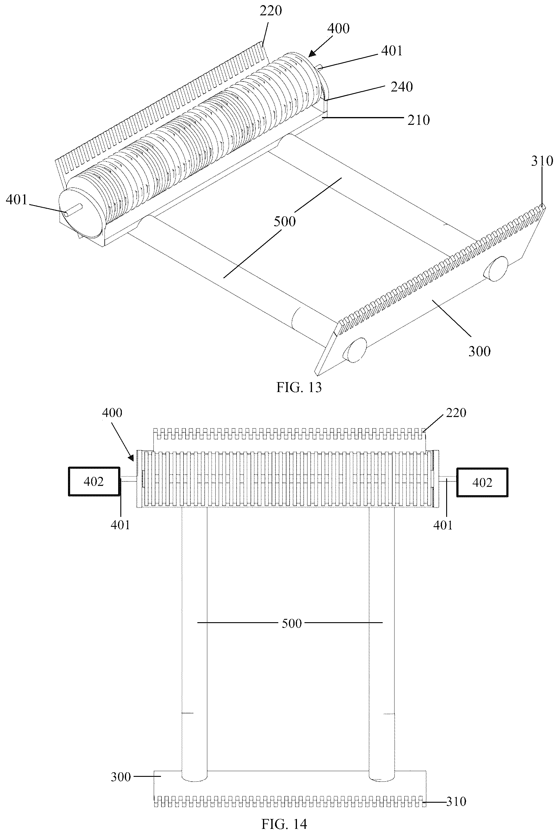Patent US12338554 Figure 8 – Weaving loom
