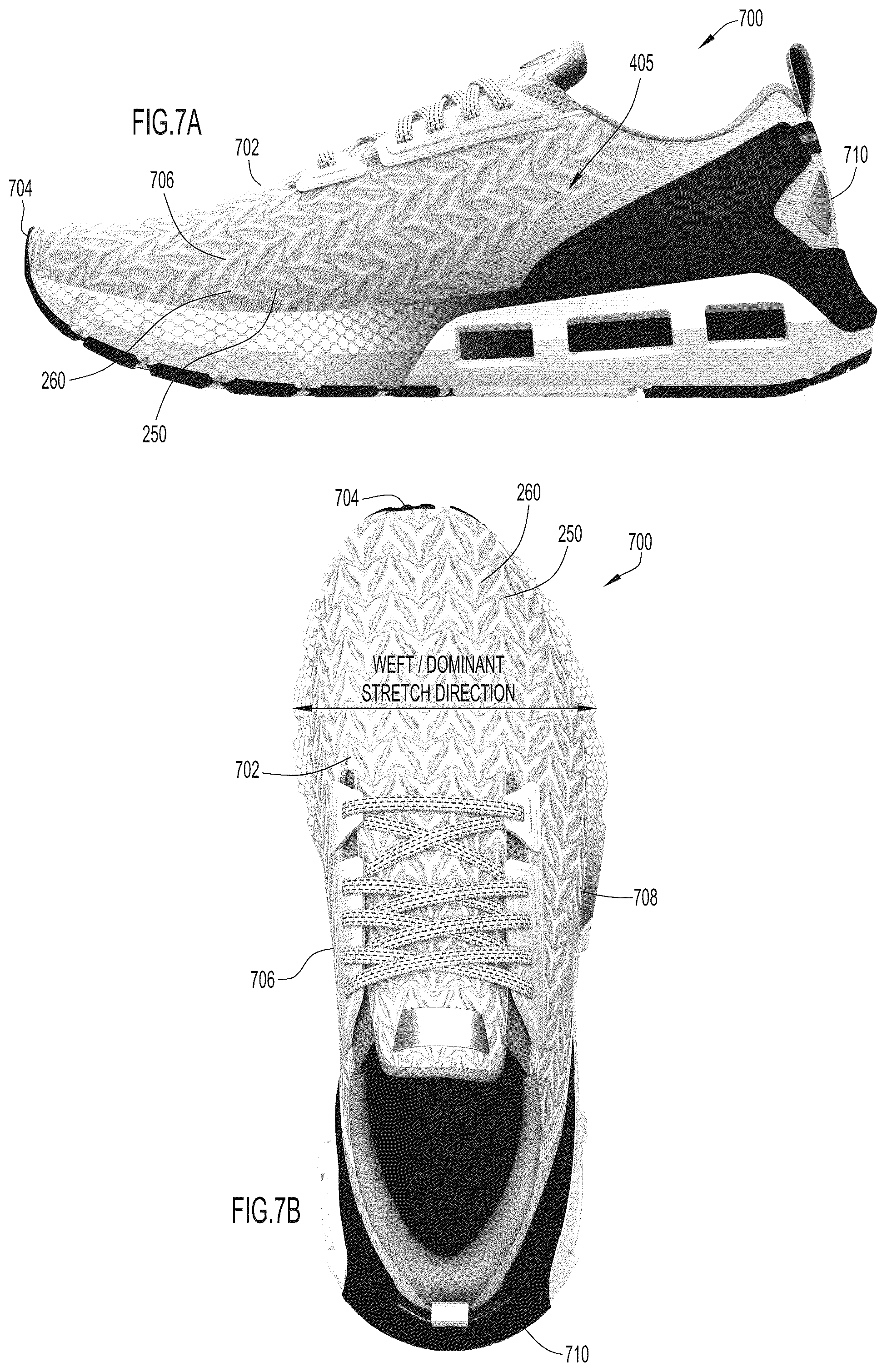 Patent US12338555 Figure 8 – Method of forming an upper for an article of footwear