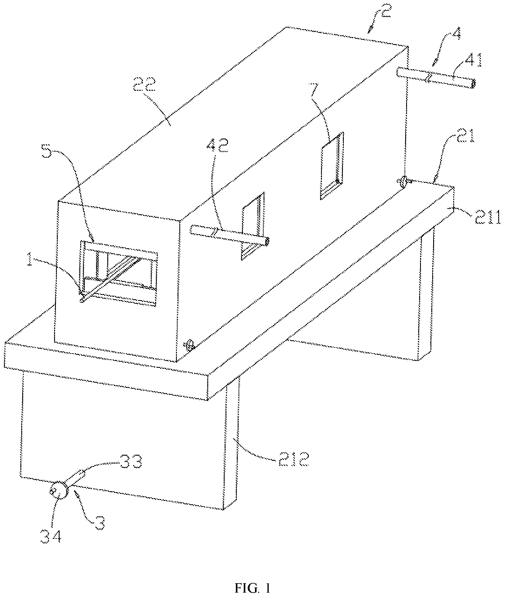 Patent US12338556 Figure 1 – High-definition transparent blind fabric and manufacturing method