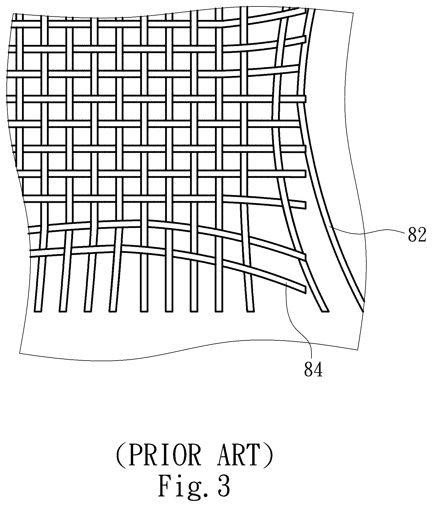 Patent US12338557 Figure 2 – Woven mesh structure