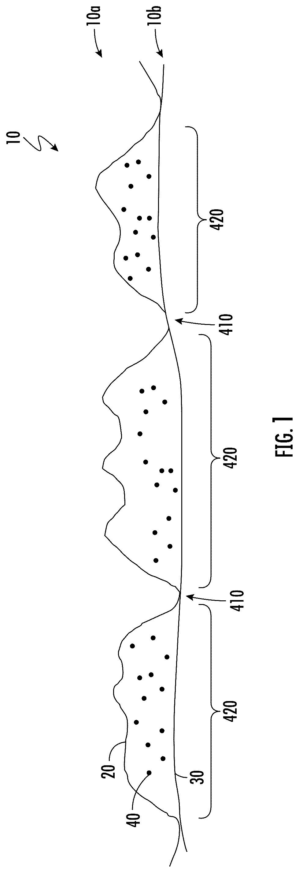 Patent US12338559 Figure 1 – Fire resistant double-knit fabric