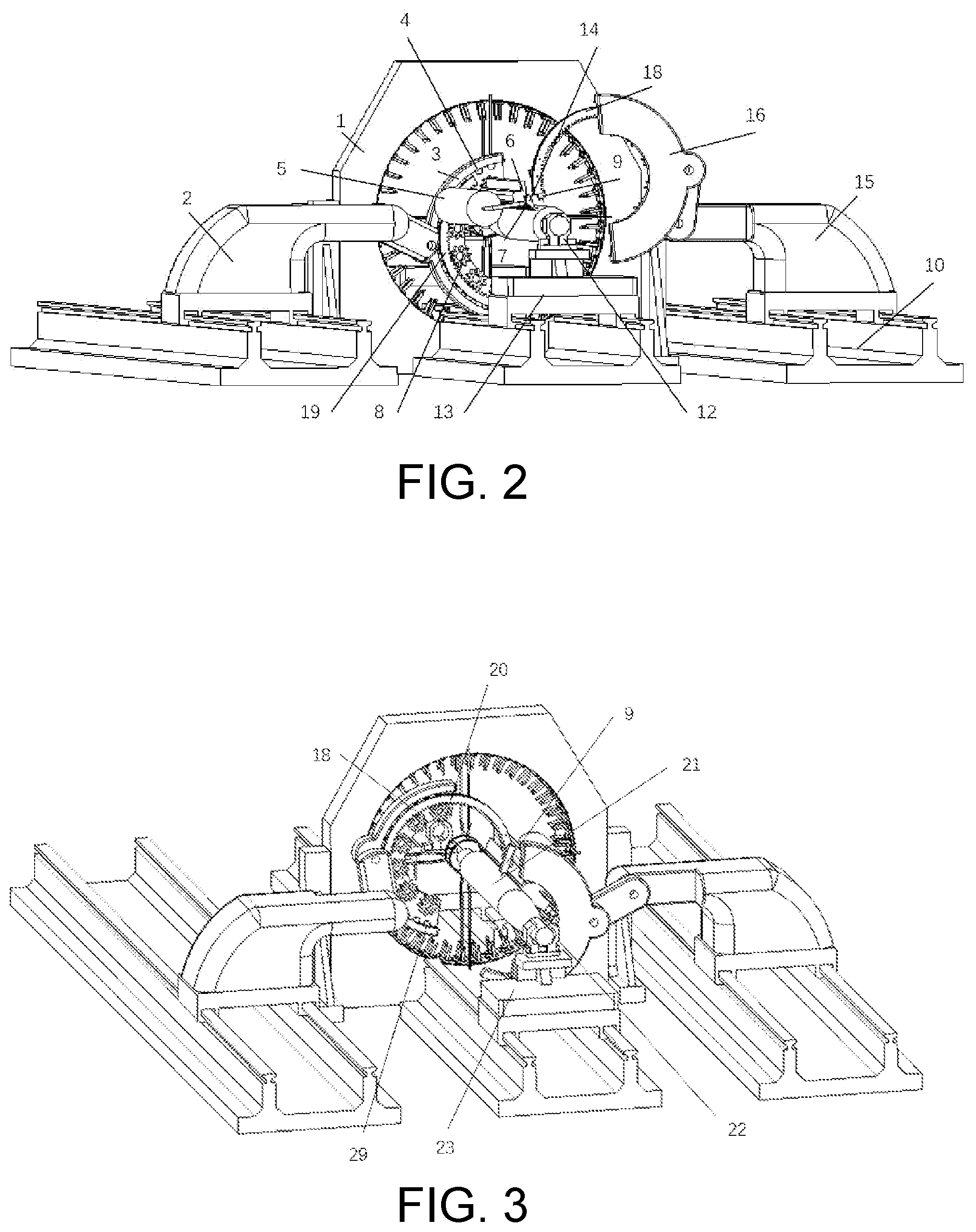 Patent US12338561 Figure 2 – Integrated braiding and needle punching preform forming method and preform forming device