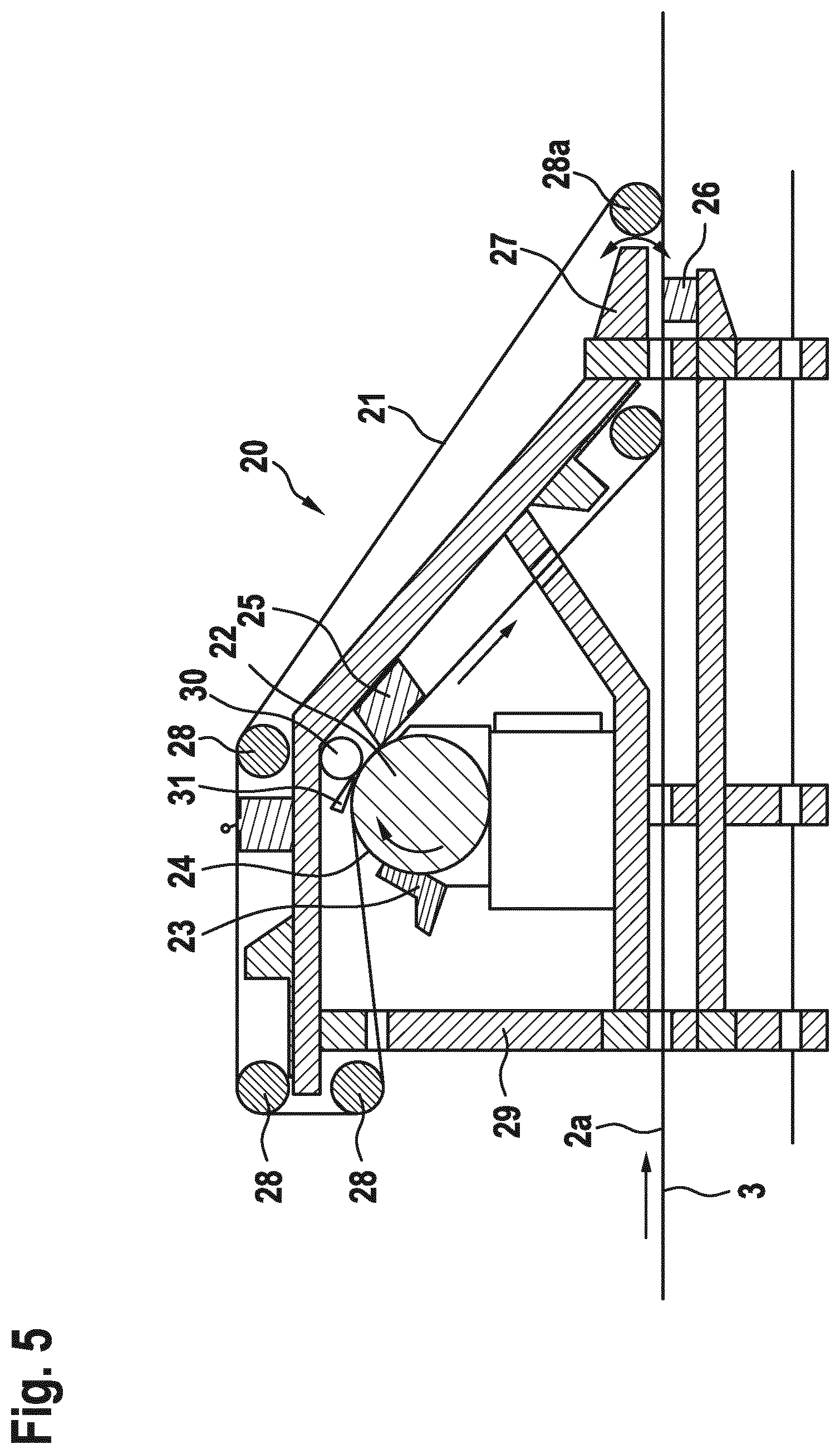 Patent US12338562 Figure 5 – System and method for producing a single- or multi-layer nonwoven