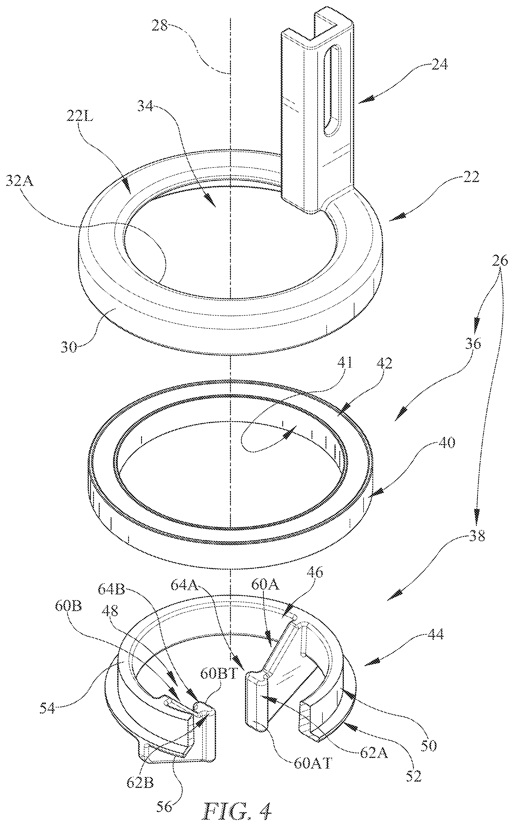 Patent US12338563 Figure 3 – Close stitch hopping foot
